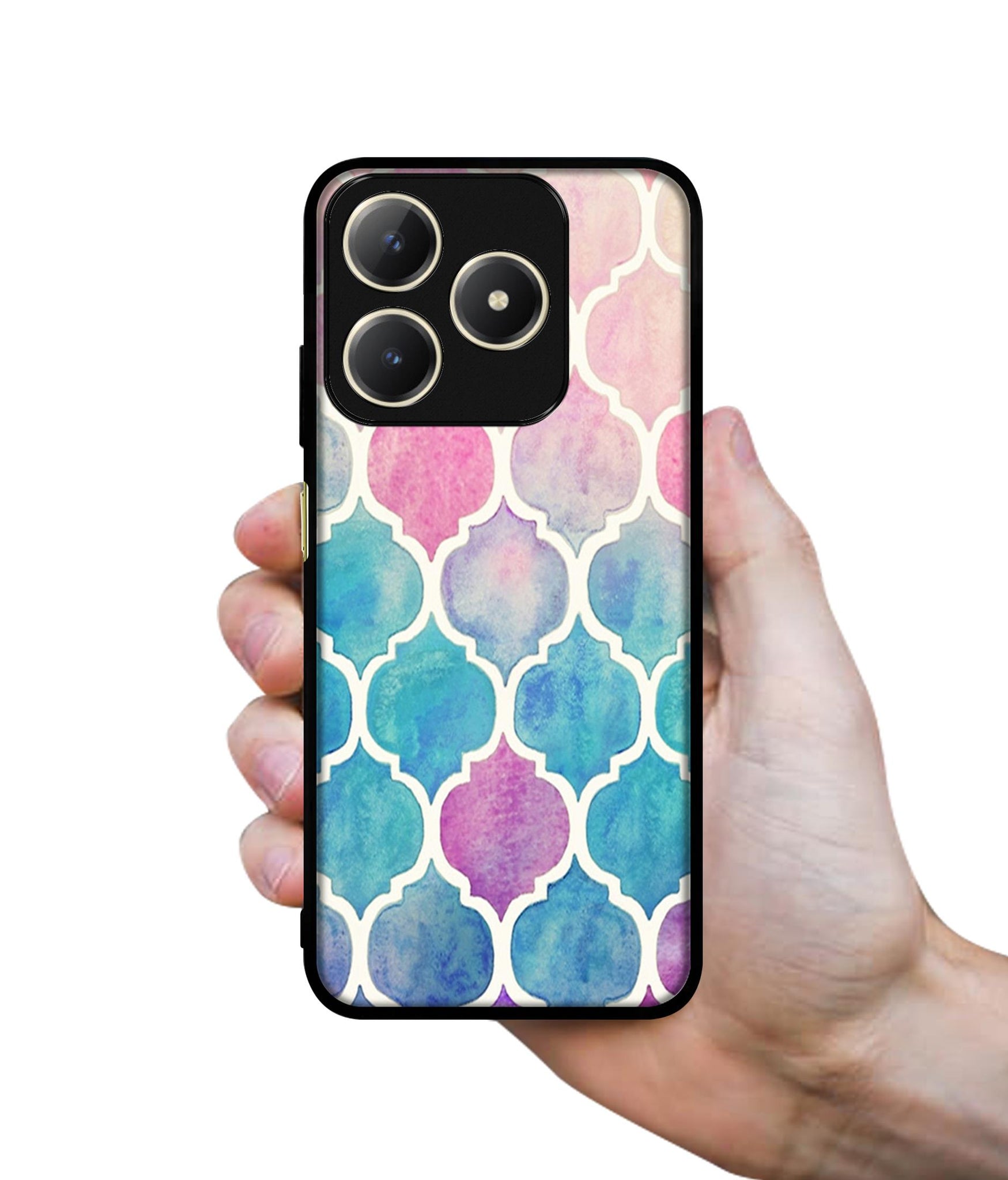 Patterns Art Design Designer 2D Printed Back Case Cover for Realme C63 4G / Narzo N63 4G