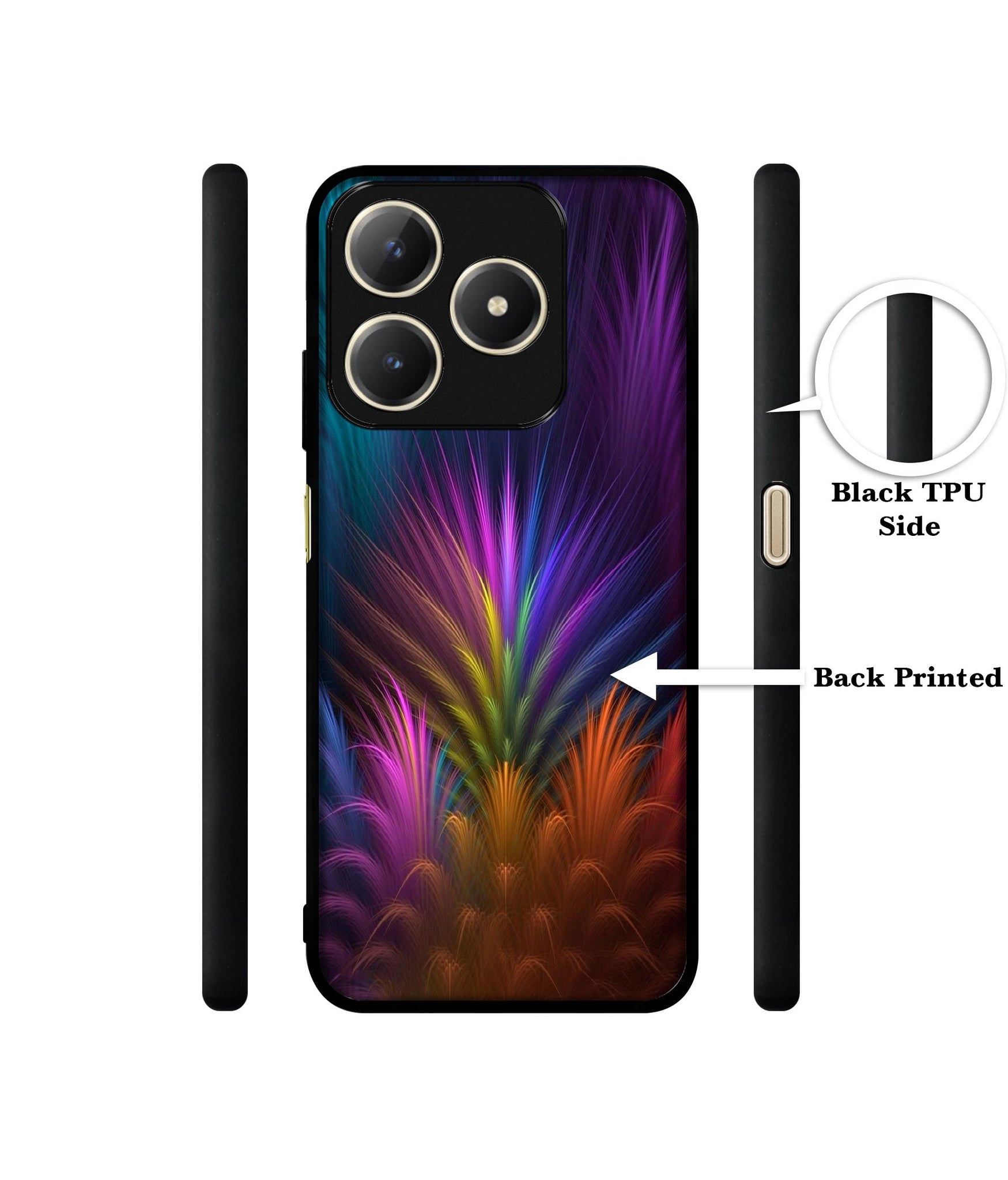 Multicoloured Design Designer 2D Printed Back Case Cover for Realme C63 4G / Narzo N63 4G