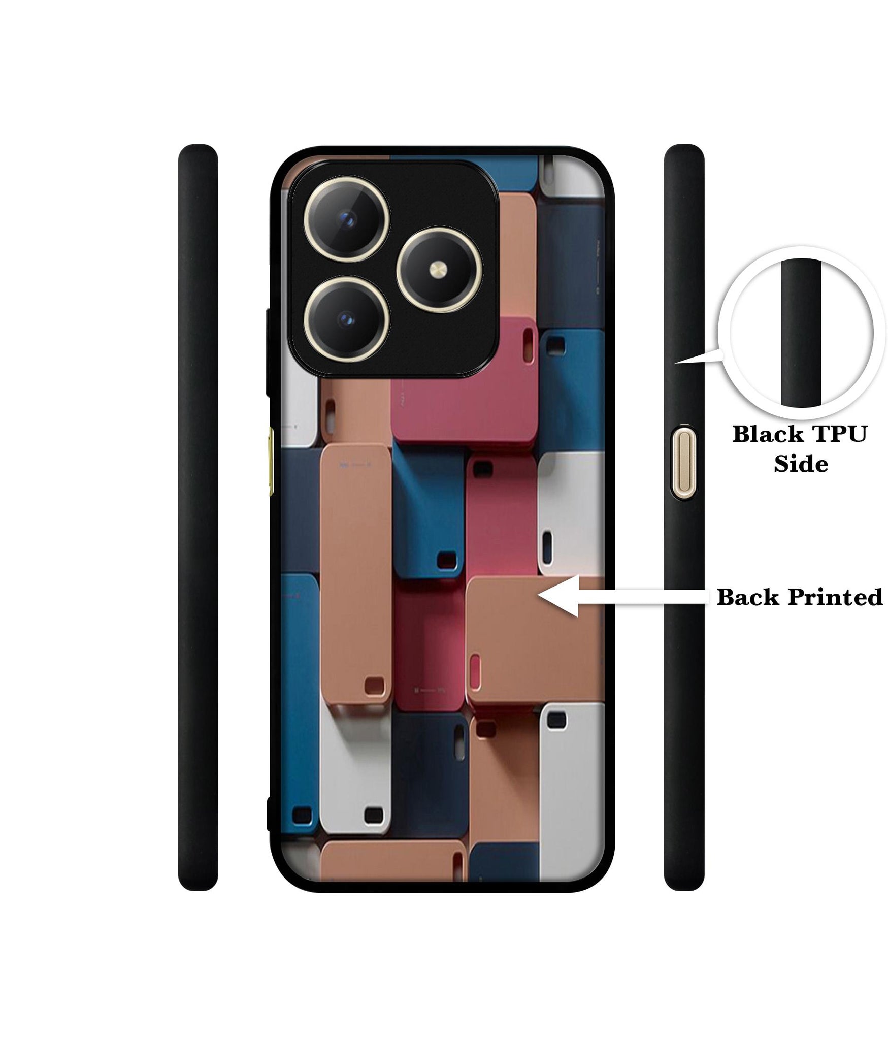 Mobile Cover Design Designer 2D Printed Back Case Cover for Realme C63 4G / Narzo N63 4G