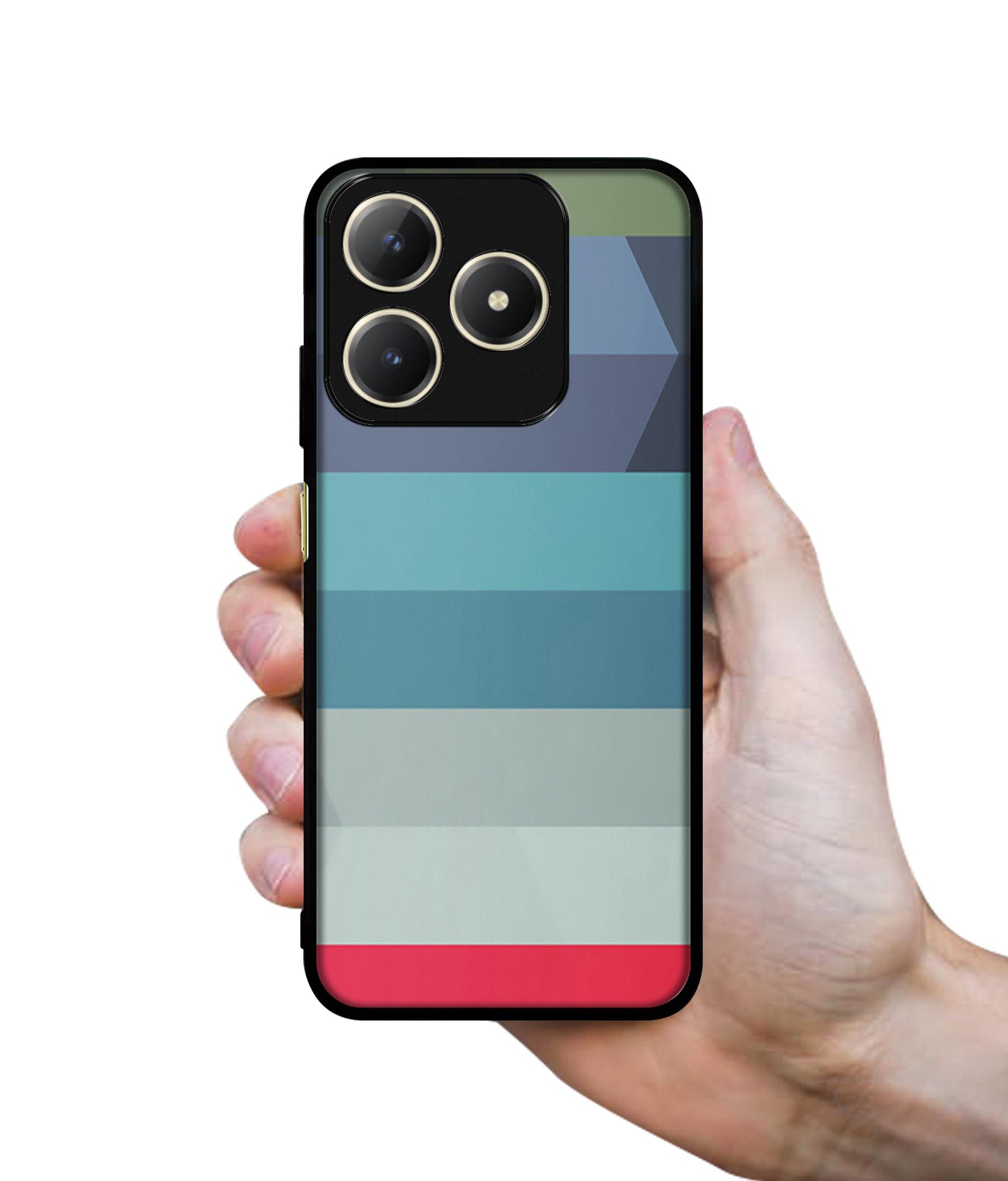 Colorful Lines Design Designer 2D Printed Back Case Cover for Realme C63 4G / Narzo N63 4G