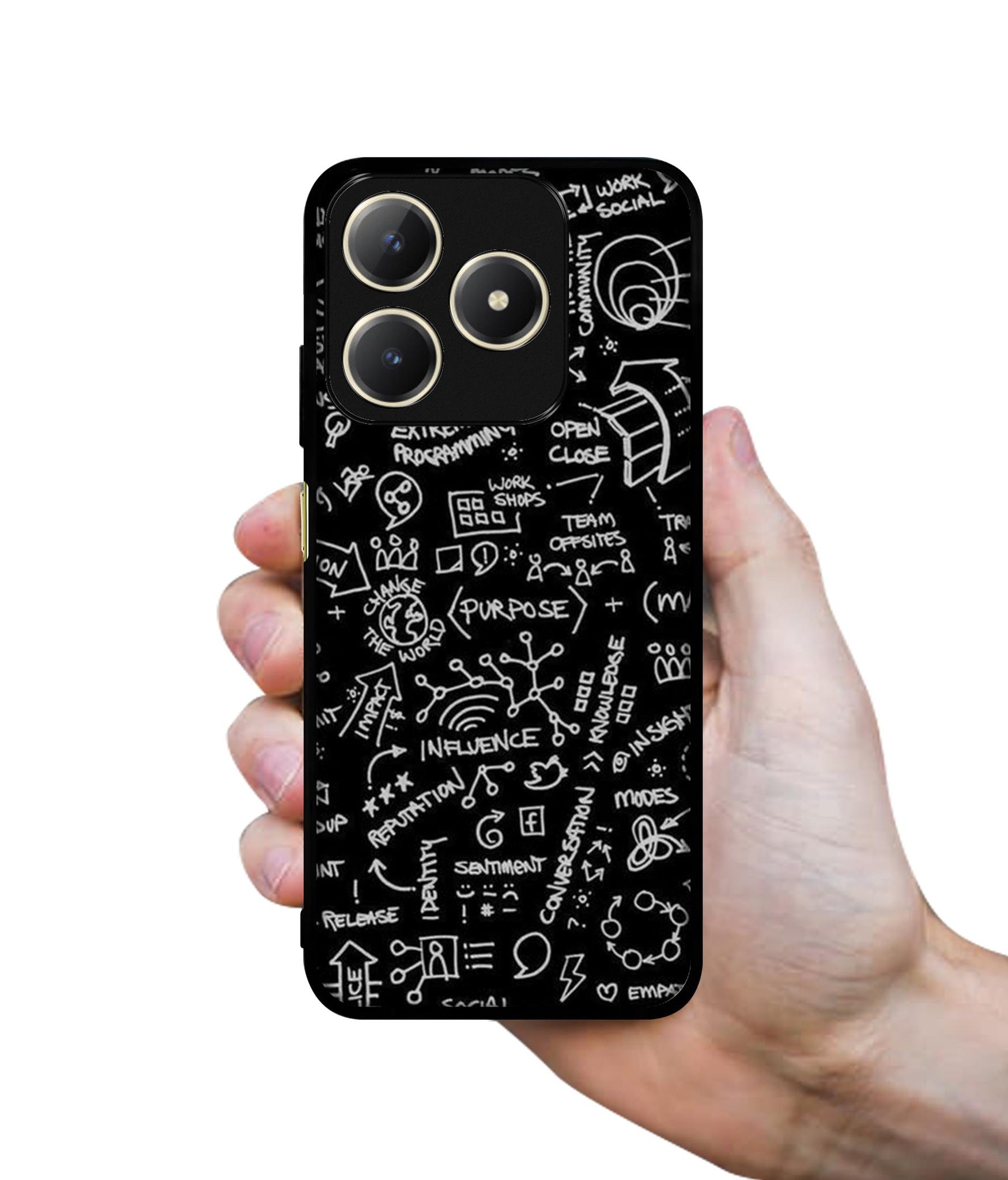 Formulas Designer 2D Printed Back Case Cover for Realme C63 4G / Narzo N63 4G