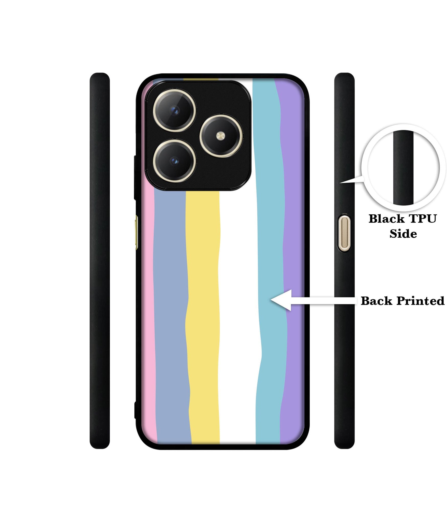 Beautiful Colors Design Designer 2D Printed Back Case Cover for Realme C63 4G / Narzo N63 4G
