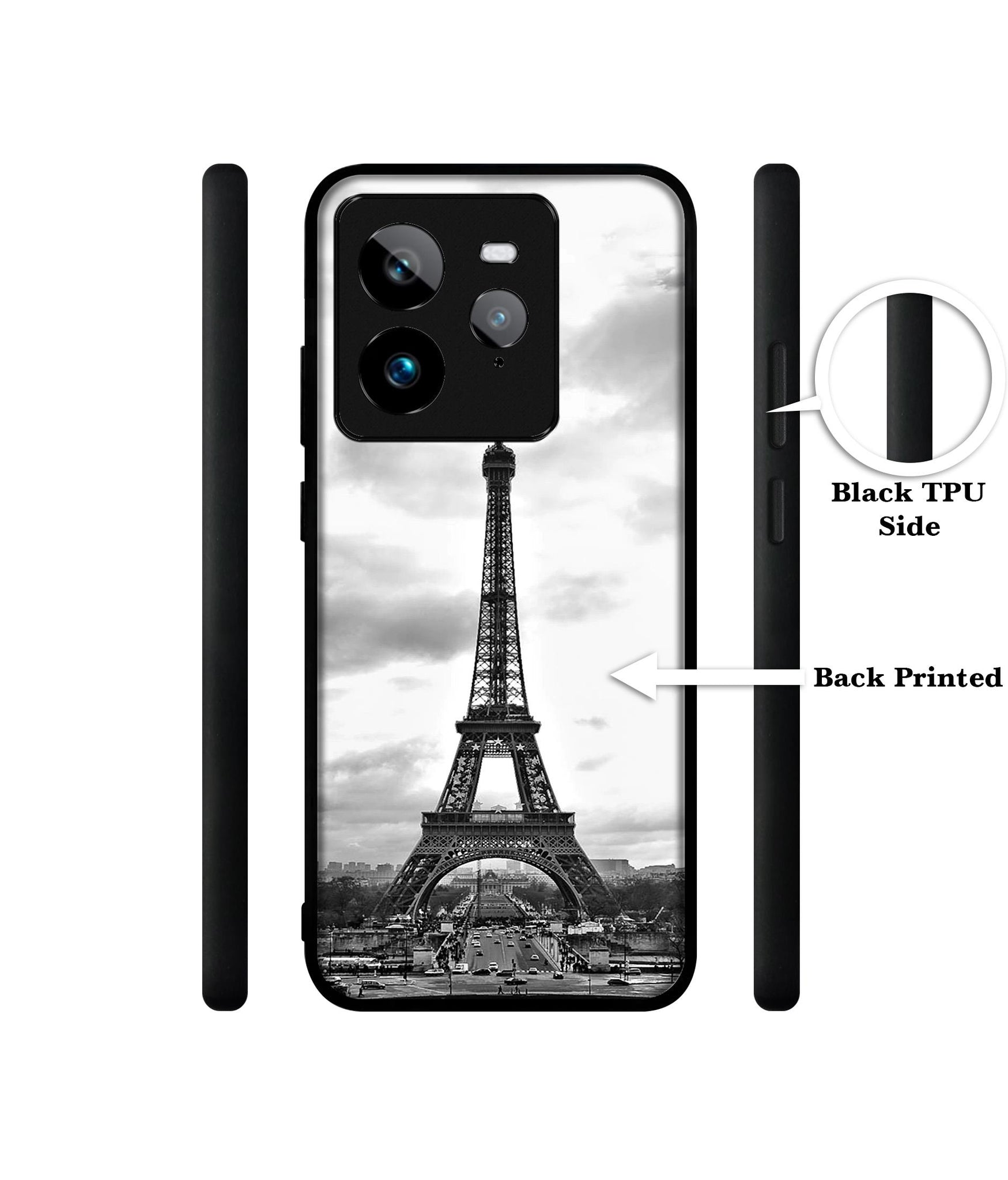 Eiffel Tower Design Designer 2D Printed Back Case Cover for Realme GT 7 Pro 5G