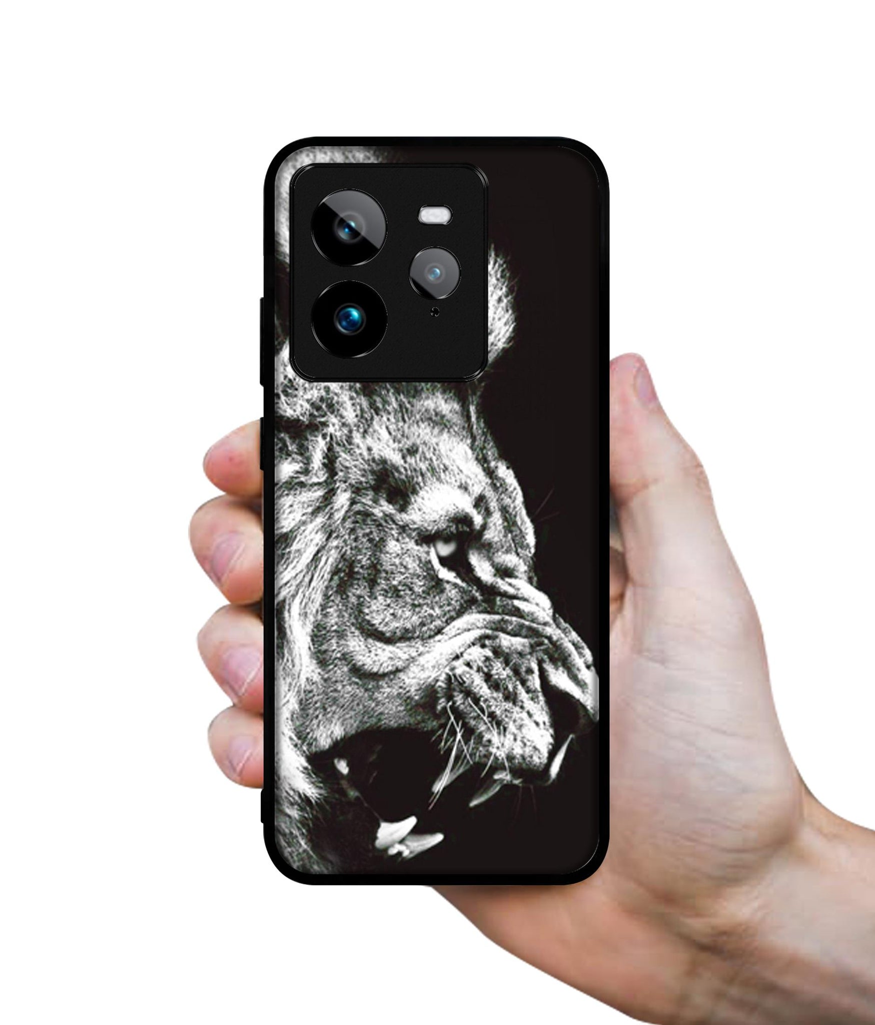 Angry Lion Design Designer 2D Printed Back Case Cover for Realme GT 7 Pro 5G