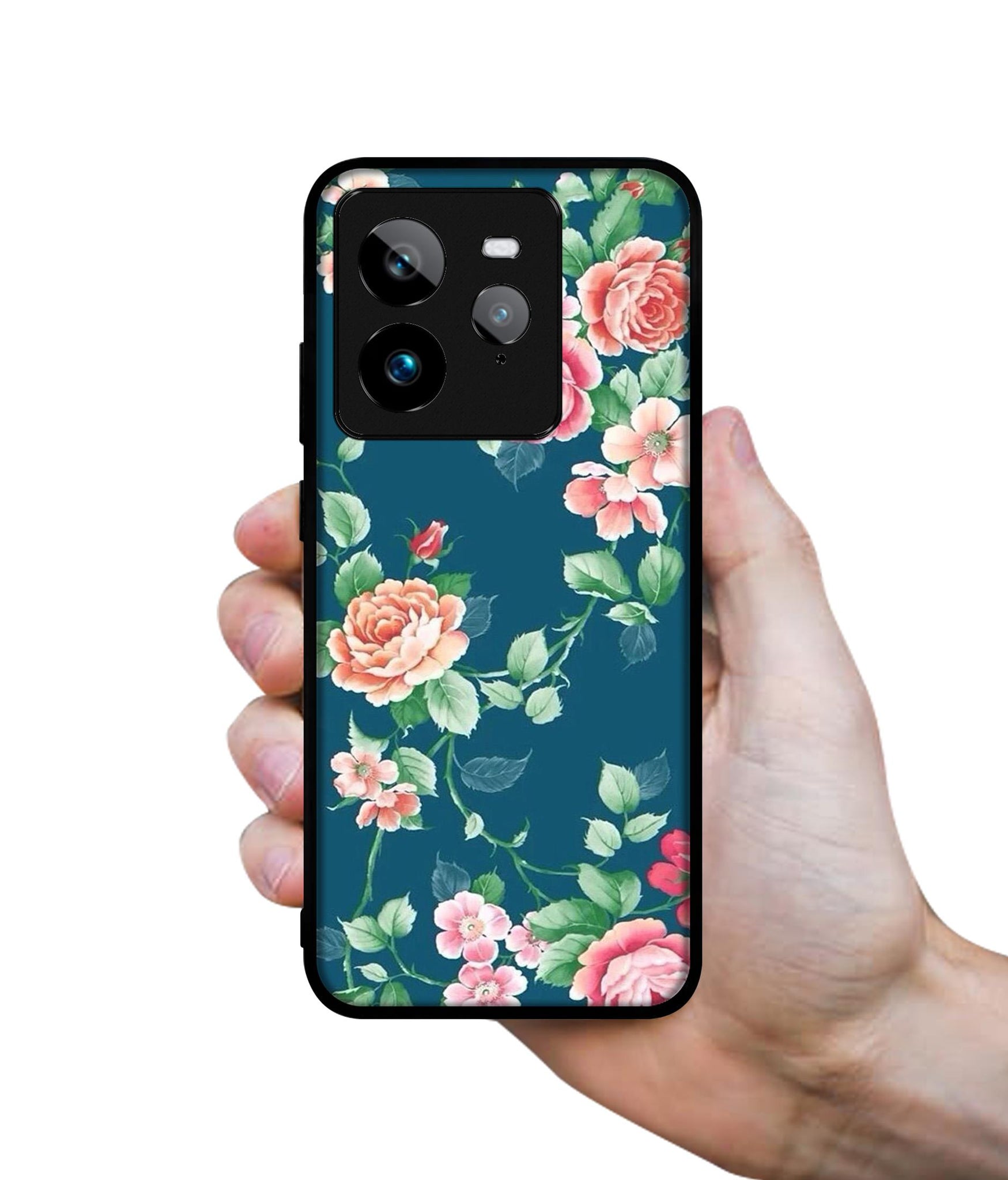 Vintage Floral Design Designer 2D Printed Back Case Cover for Realme GT 7 Pro 5G