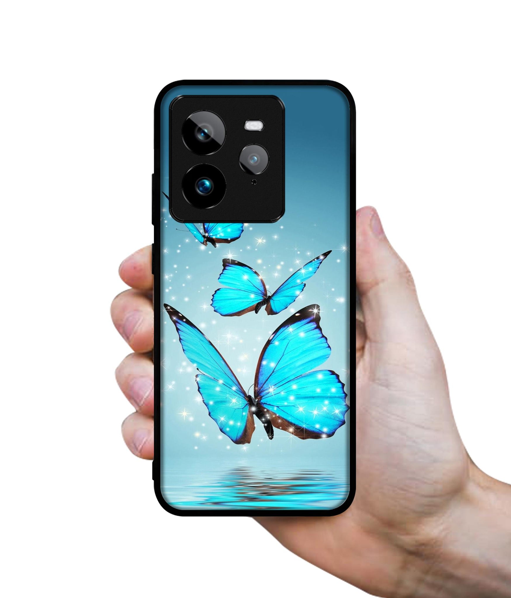 Flying Butterflies Design Designer 2D Printed Back Case Cover for Realme GT 7 Pro 5G