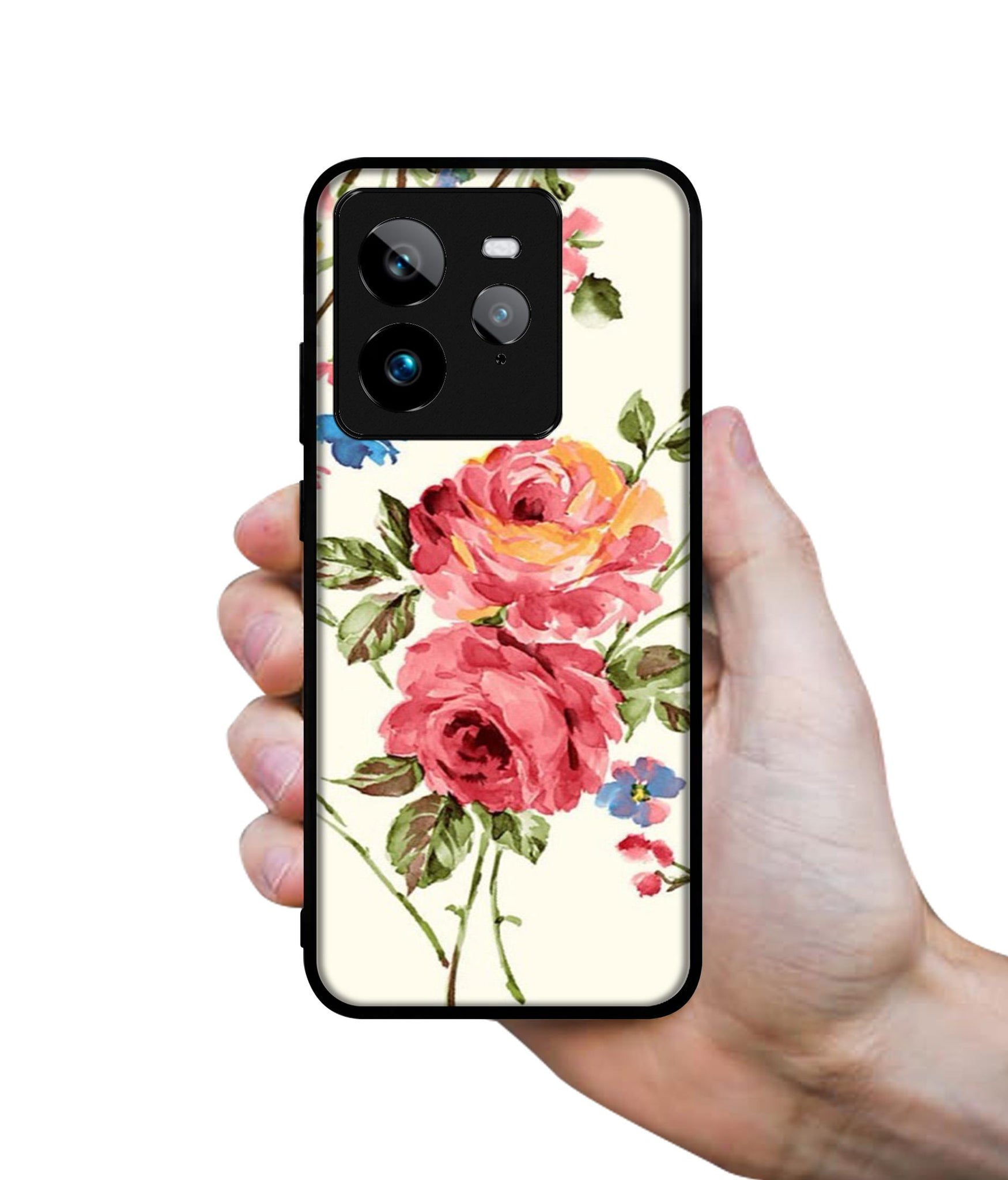 Vintage Painting Flower Design Designer 2D Printed Back Case Cover for Realme GT 7 Pro 5G