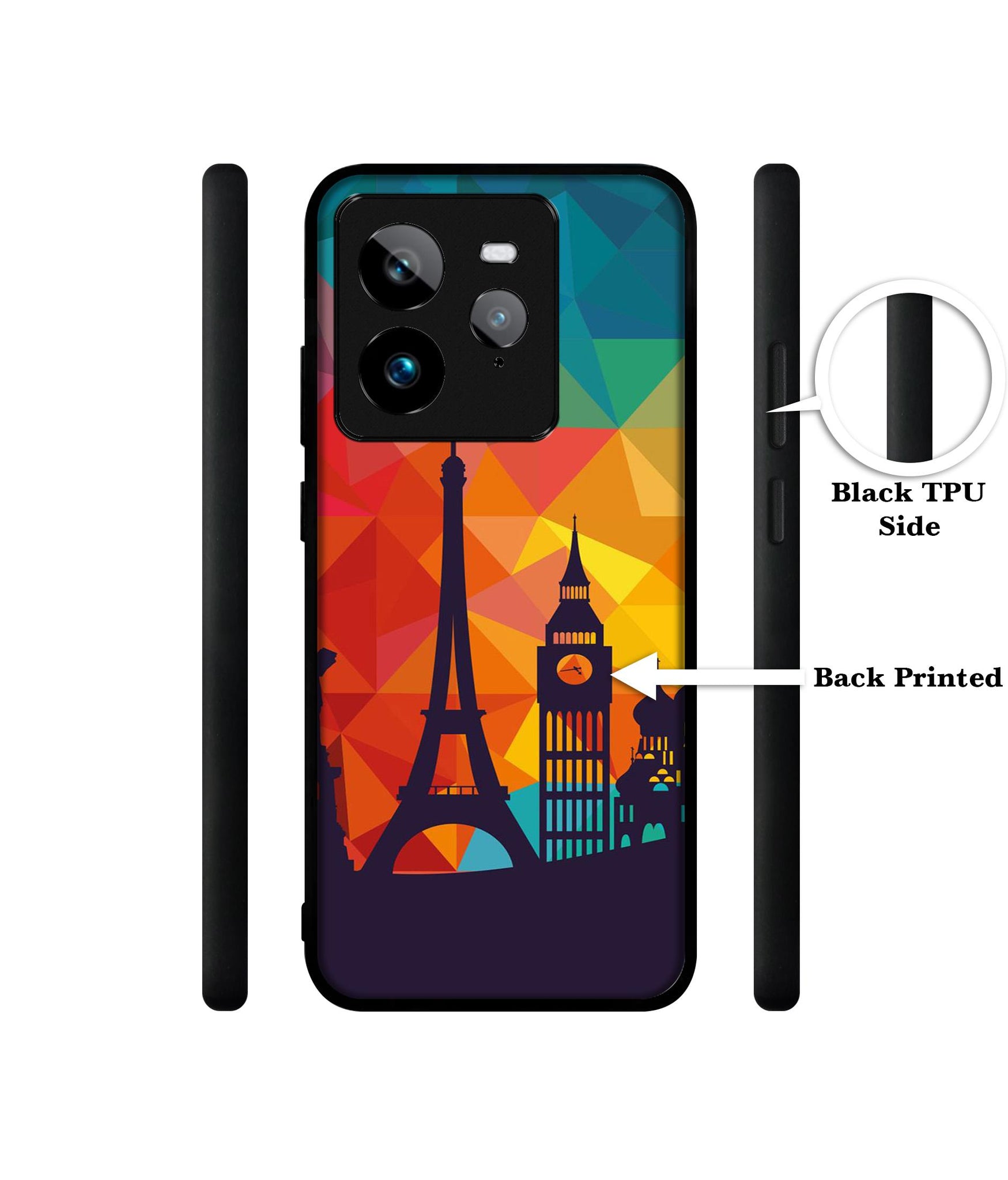 Colored Paris Design Designer 2D Printed Back Case Cover for Realme GT 7 Pro 5G