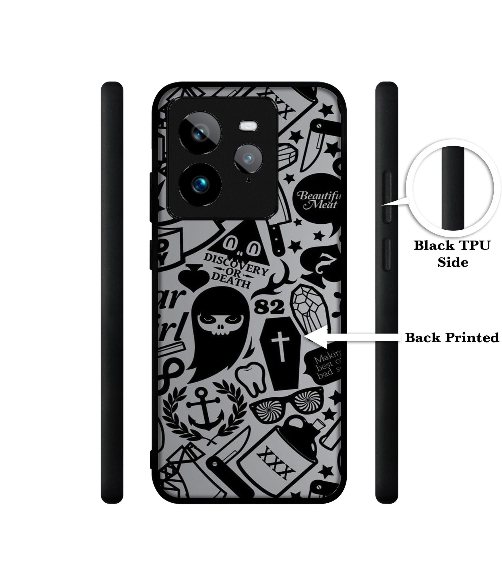 Discover Or Death Design Designer 2D Printed Back Case Cover for Realme GT 7 Pro 5G