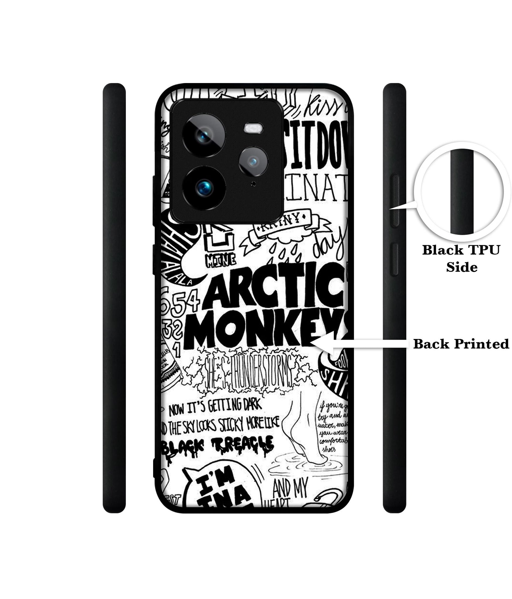 Arctic Monkeys Pattern Design Designer 2D Printed Back Case Cover for Realme GT 7 Pro 5G