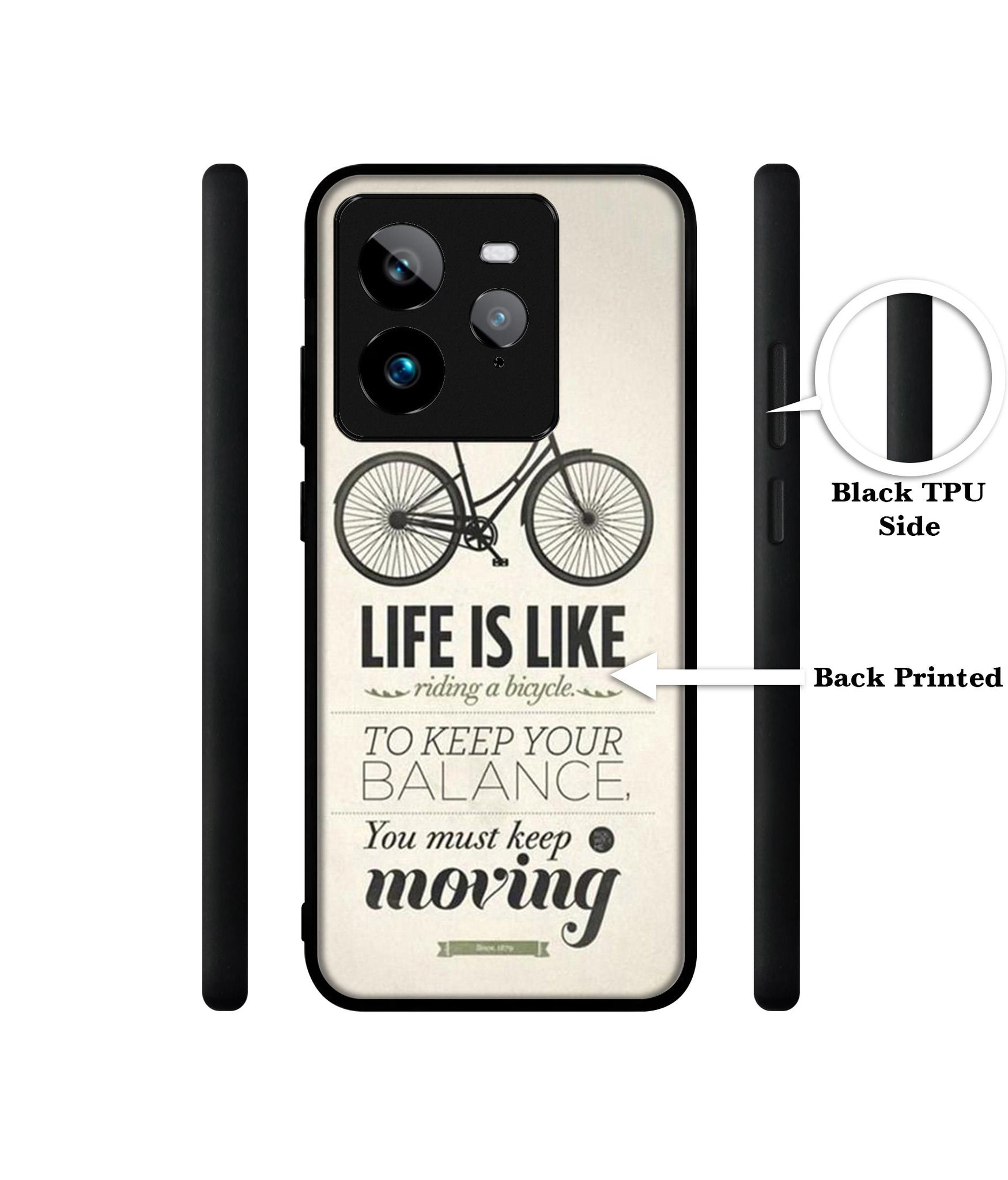 Life is Like Moving Design Designer 2D Printed Back Case Cover for Realme GT 7 Pro 5G