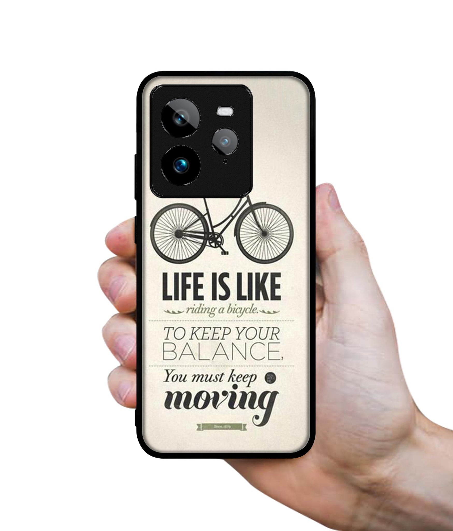 Life is Like Moving Design Designer 2D Printed Back Case Cover for Realme GT 7 Pro 5G