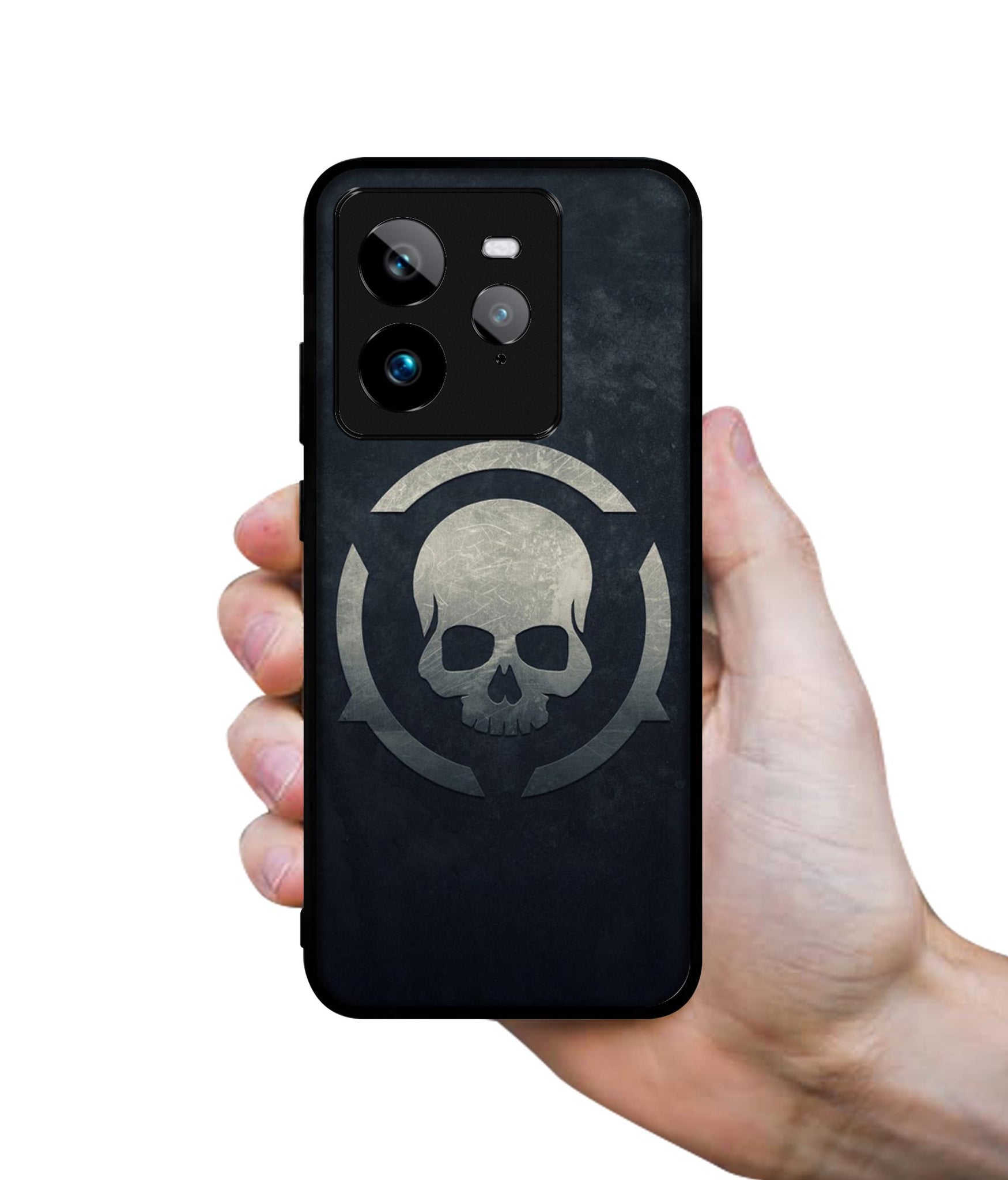 Skull Pattern Print Design Designer 2D Printed Back Case Cover for Realme GT 7 Pro 5G