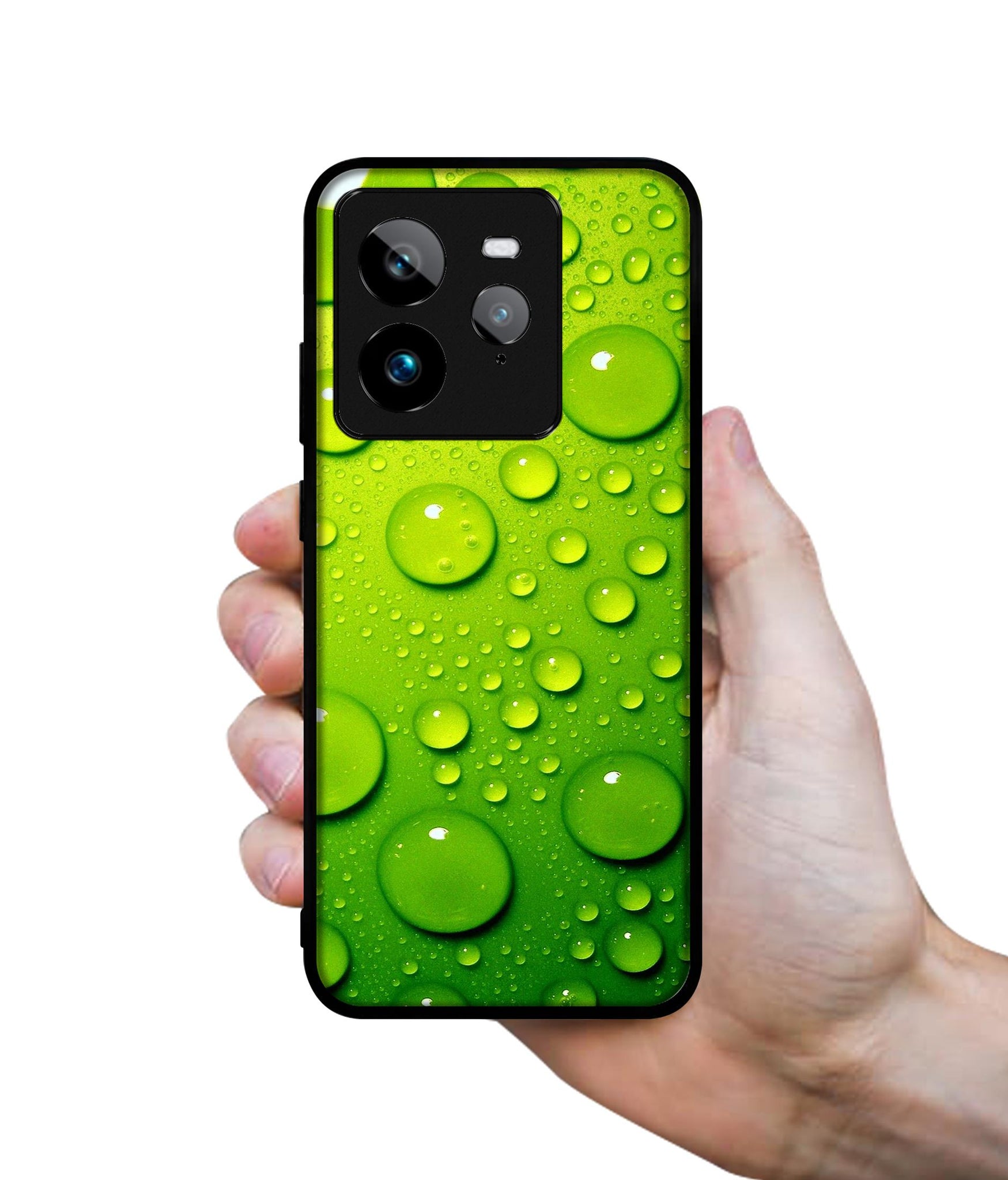 Green Bubbles Design Designer 2D Printed Back Case Cover for Realme GT 7 Pro 5G