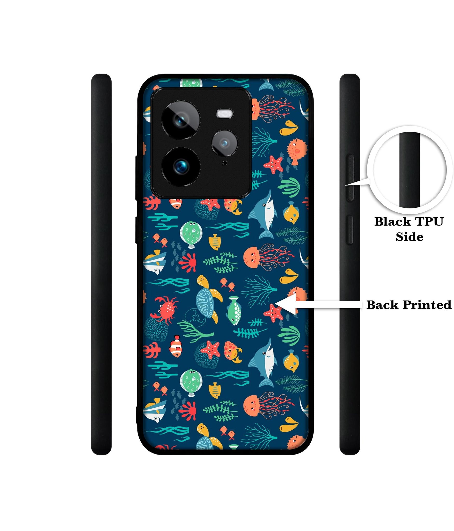 Aquarium Texture Design Designer 2D Printed Back Case Cover for Realme GT 7 Pro 5G