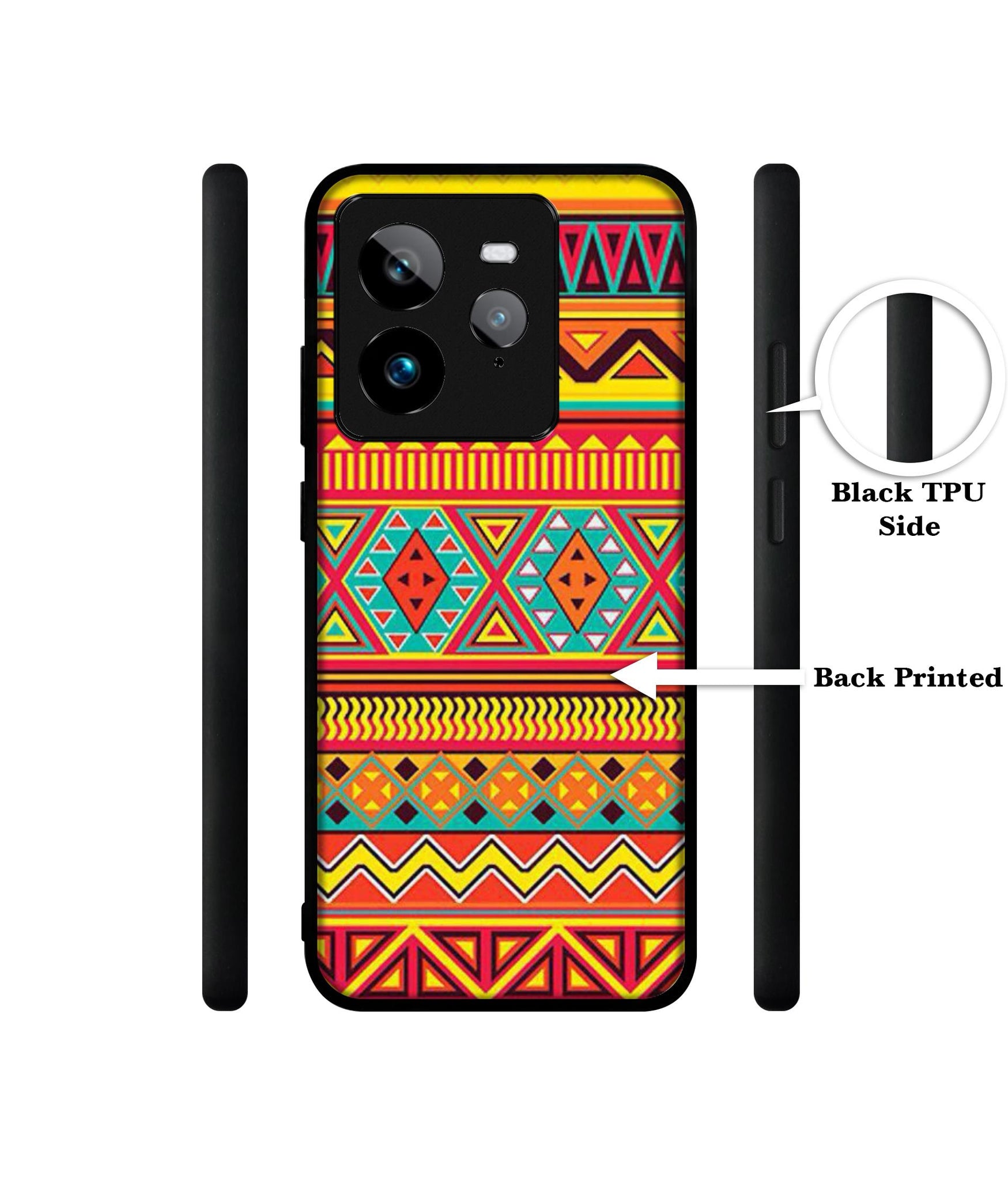 Artistic Rangoli Design Designer 2D Printed Back Case Cover for Realme GT 7 Pro 5G