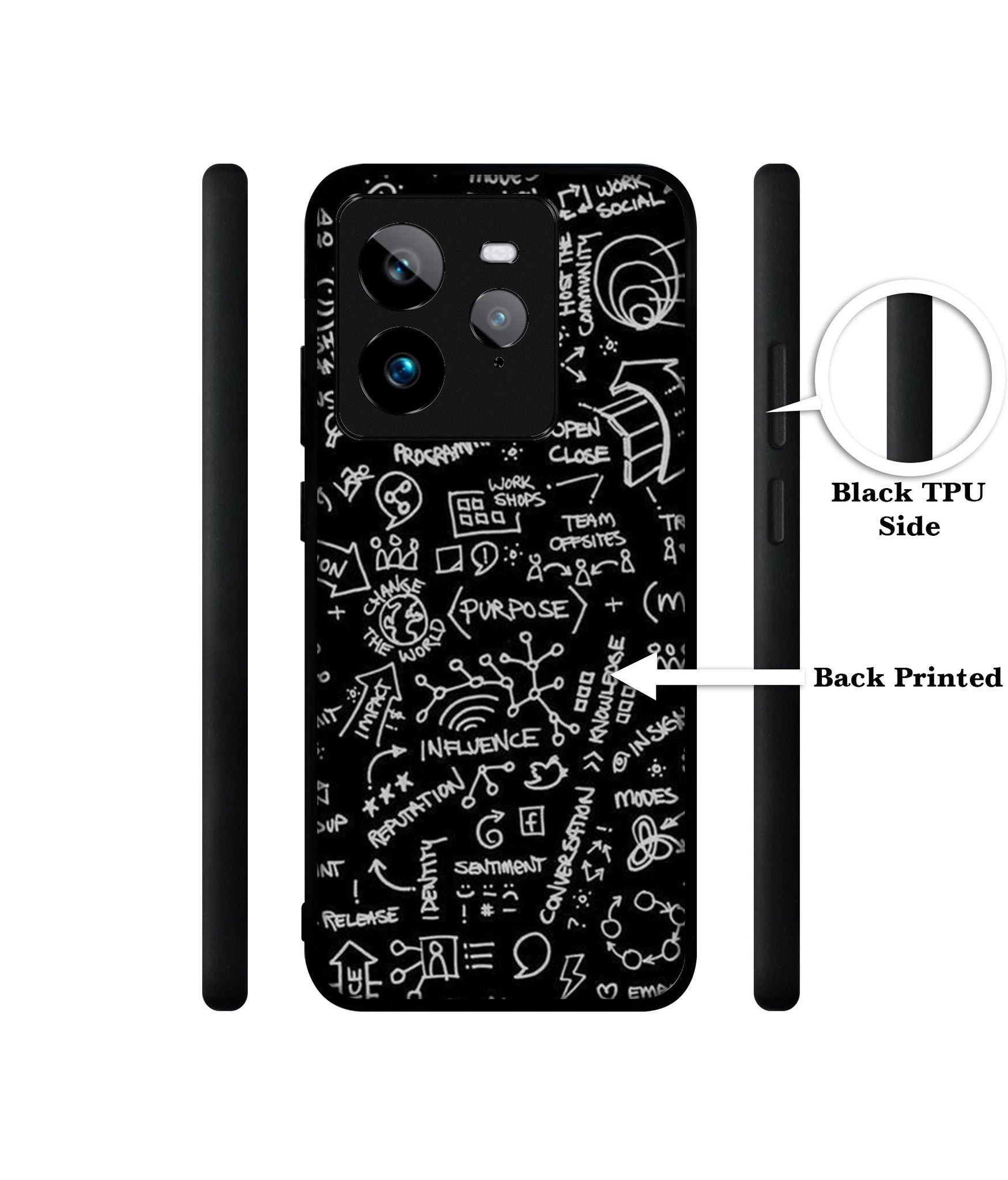 Formulas Design Designer 2D Printed Back Case Cover for Realme GT 7 Pro 5G