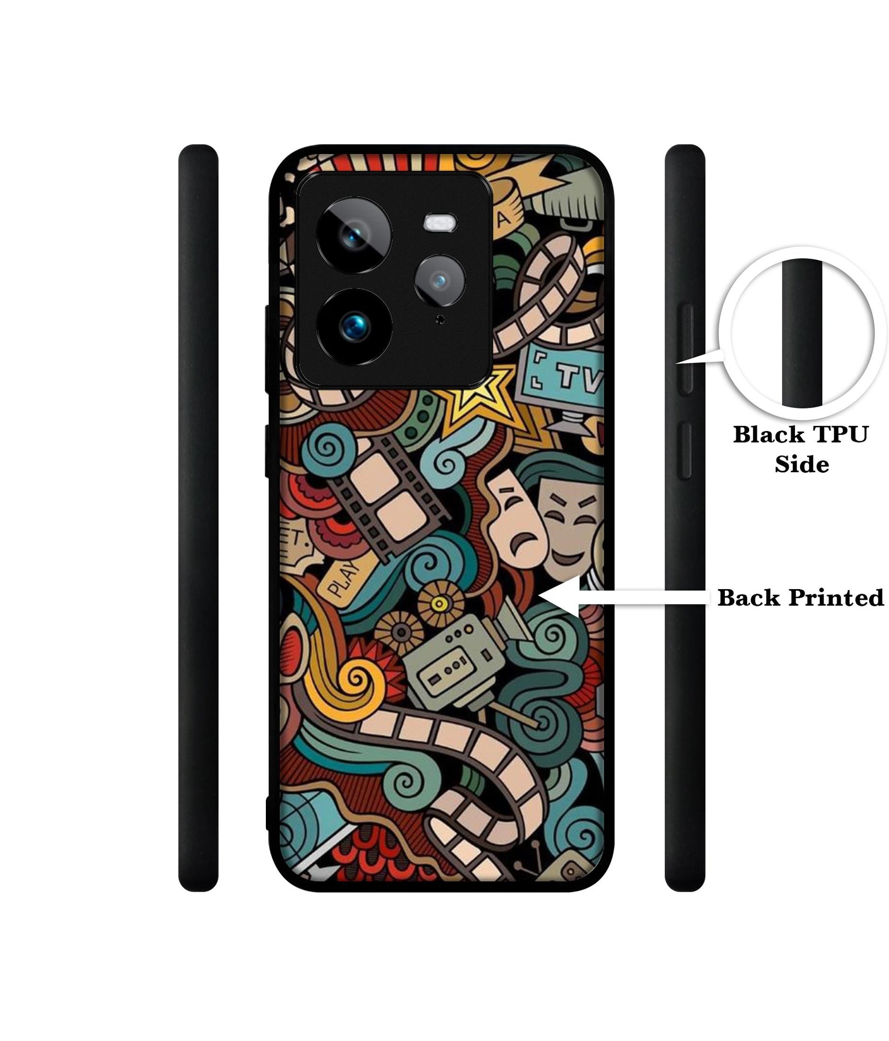 Movies Design Designer 2D Printed Back Case Cover for Realme GT 7 Pro 5G