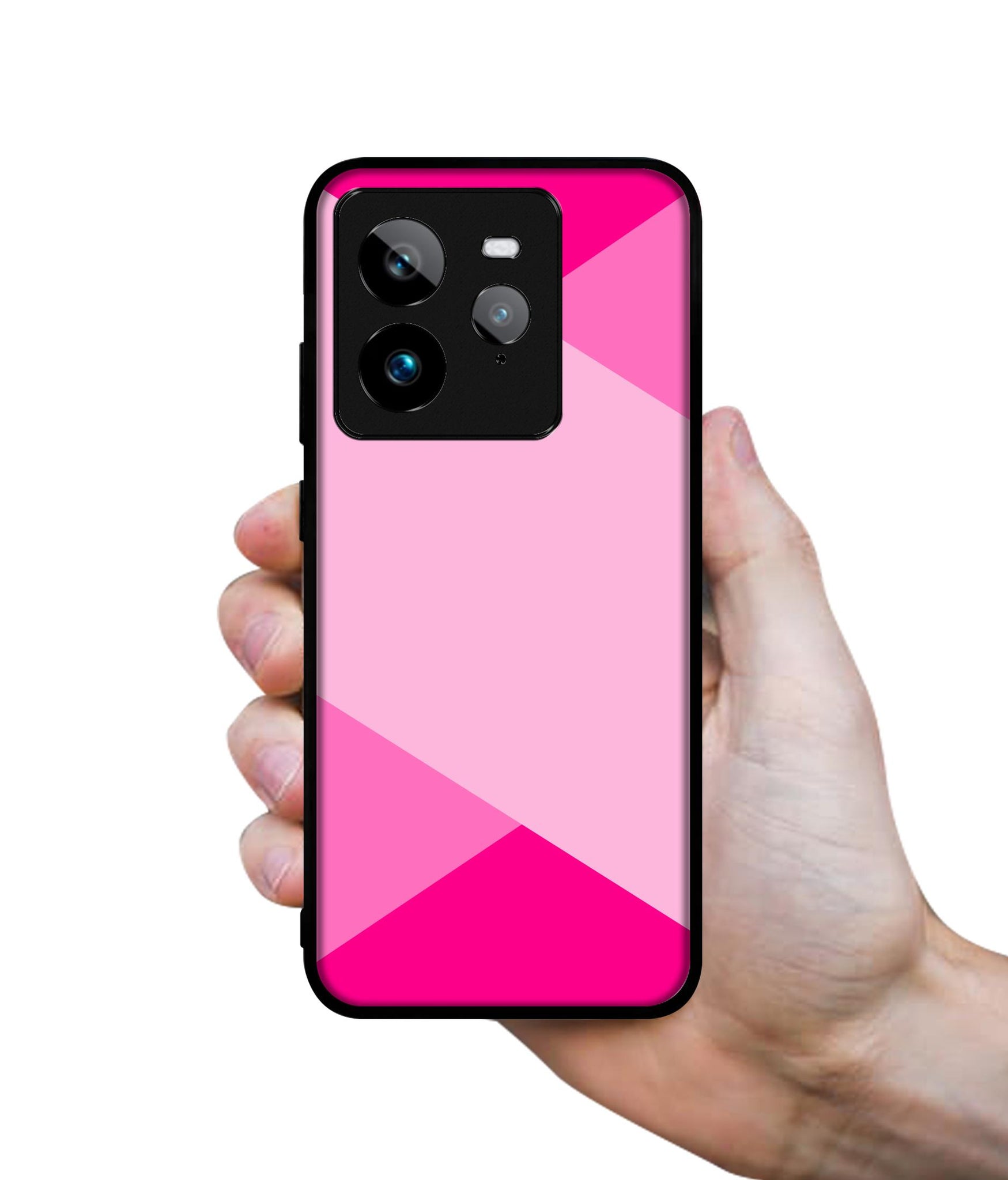 Pink Cross Vector Design Designer 2D Printed Back Case Cover for Realme GT 7 Pro 5G