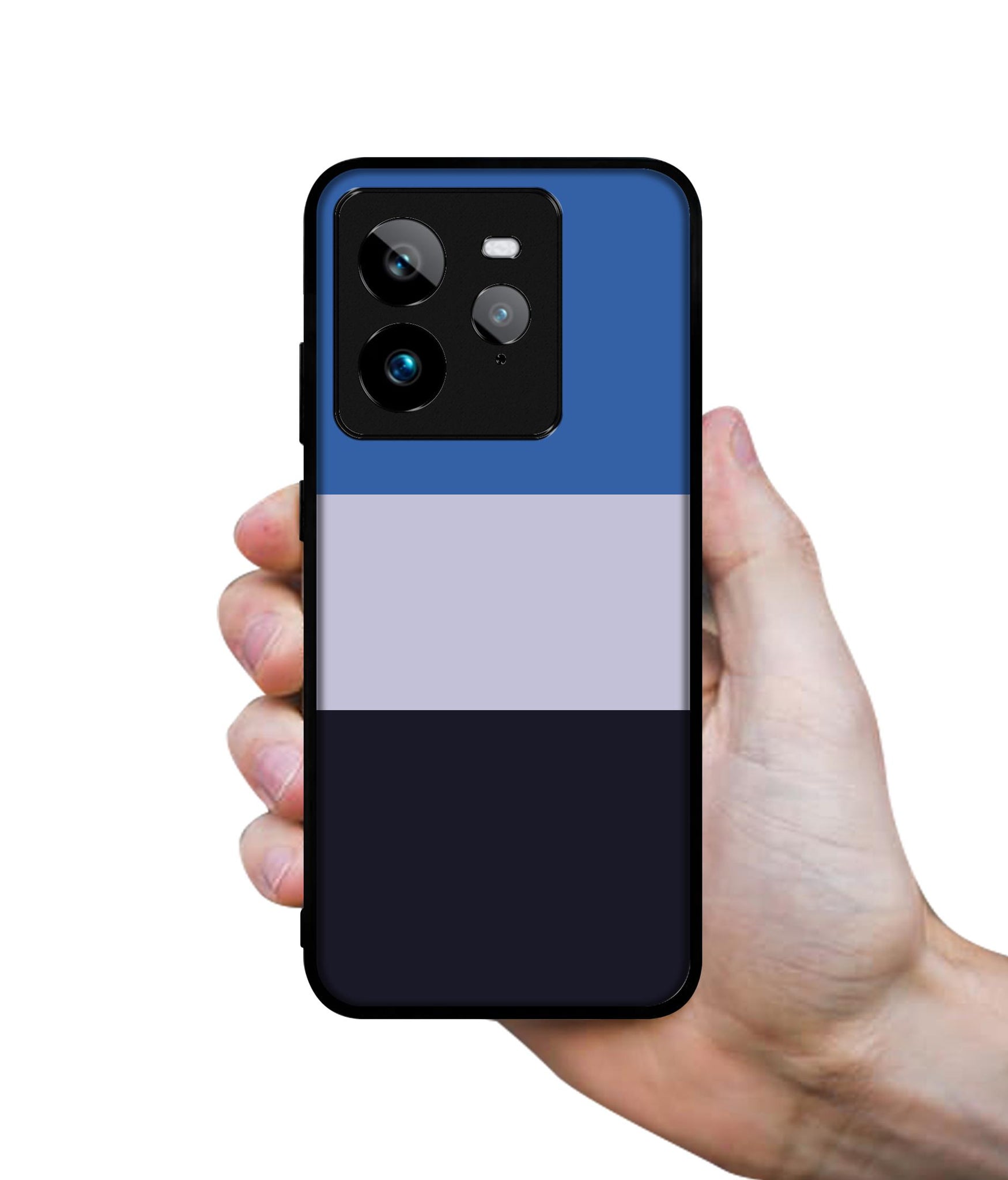 Three Color Stripes Design Designer 2D Printed Back Case Cover for Realme GT 7 Pro 5G