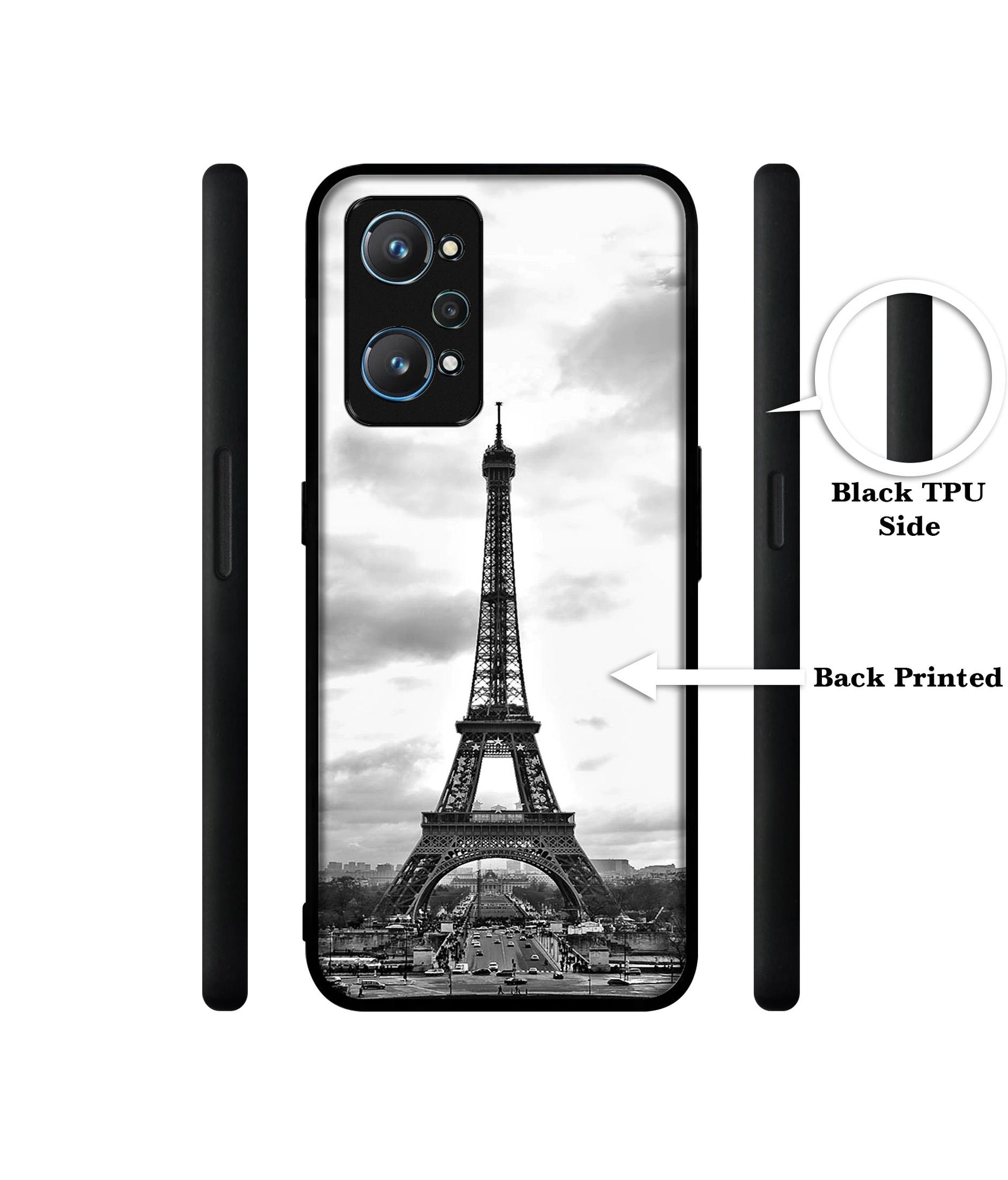 Eiffel Tower Design Designer 2D Printed Back Case Cover for Realme GT Neo 2 5G / GT 2 5G