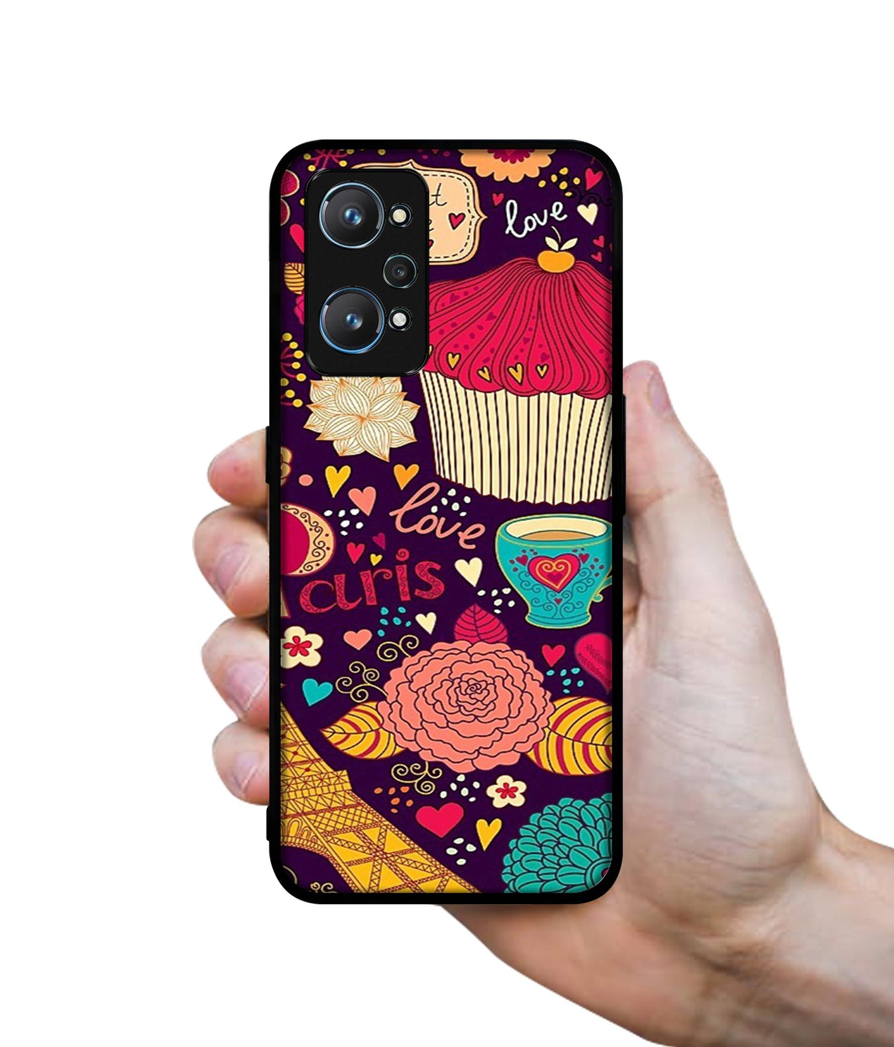 Paris Flower Love Design Designer 2D Printed Back Case Cover for Realme GT Neo 2 5G / GT 2 5G
