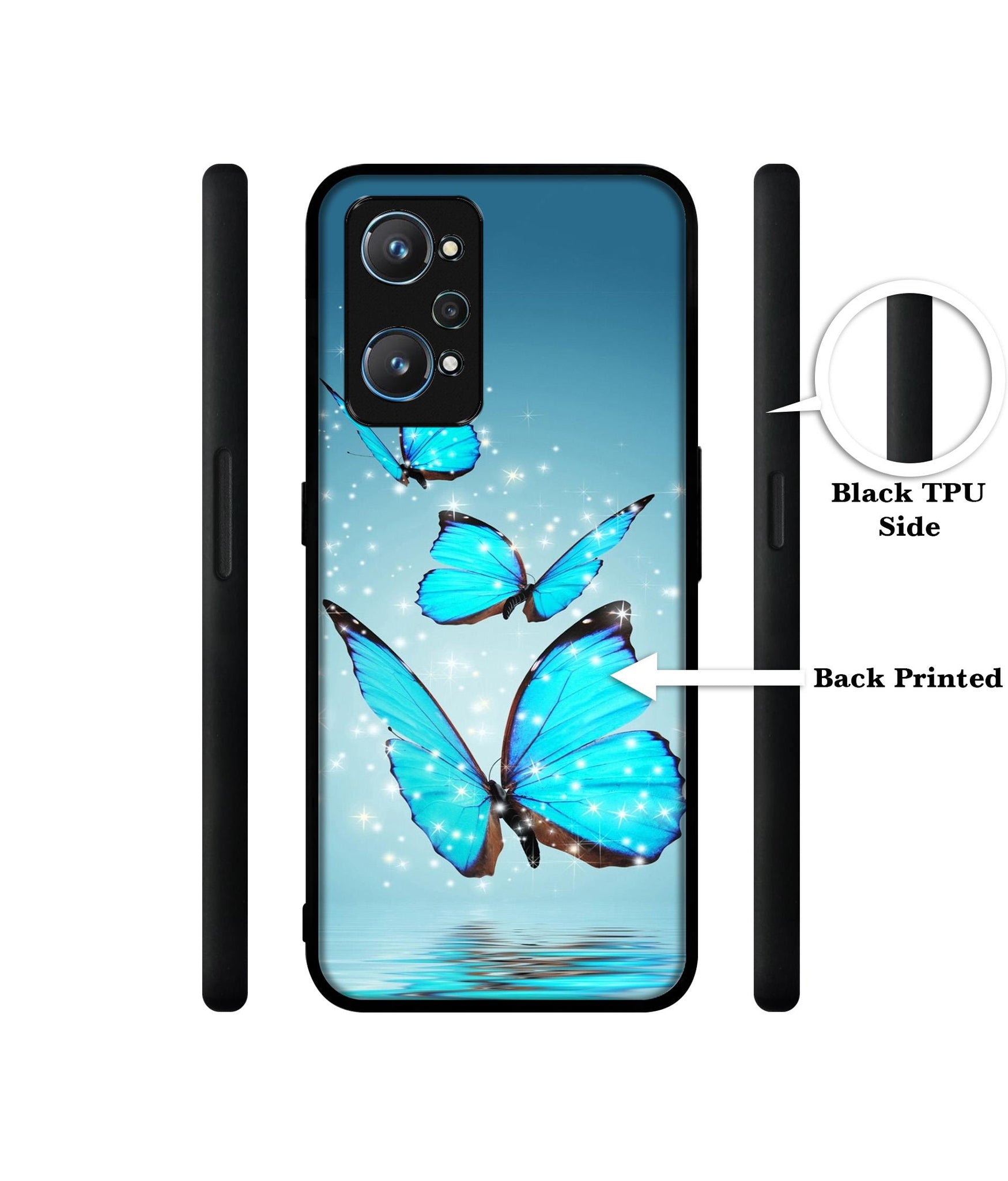 Flying Butterflies Design Designer 2D Printed Back Case Cover for Realme GT Neo 2 5G / GT 2 5G