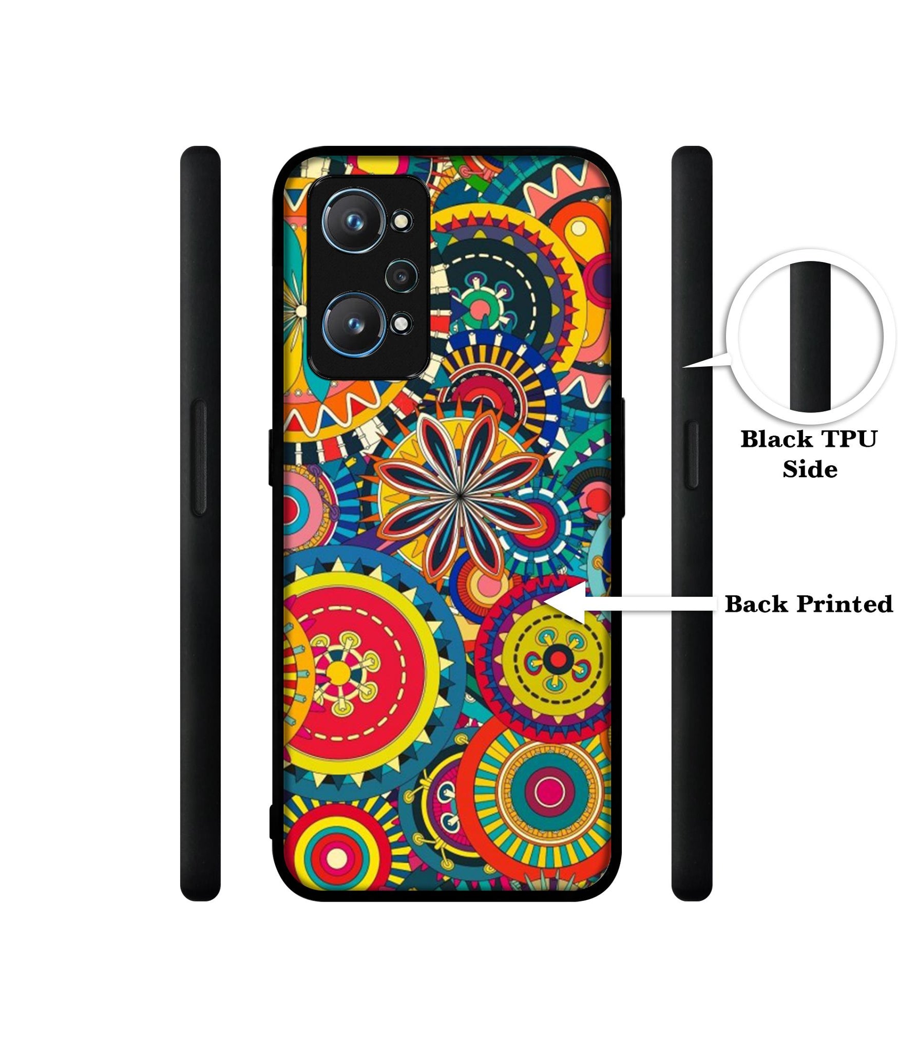 Ring Pattern Print Design Designer 2D Printed Back Case Cover for Realme GT Neo 2 5G / GT 2 5G