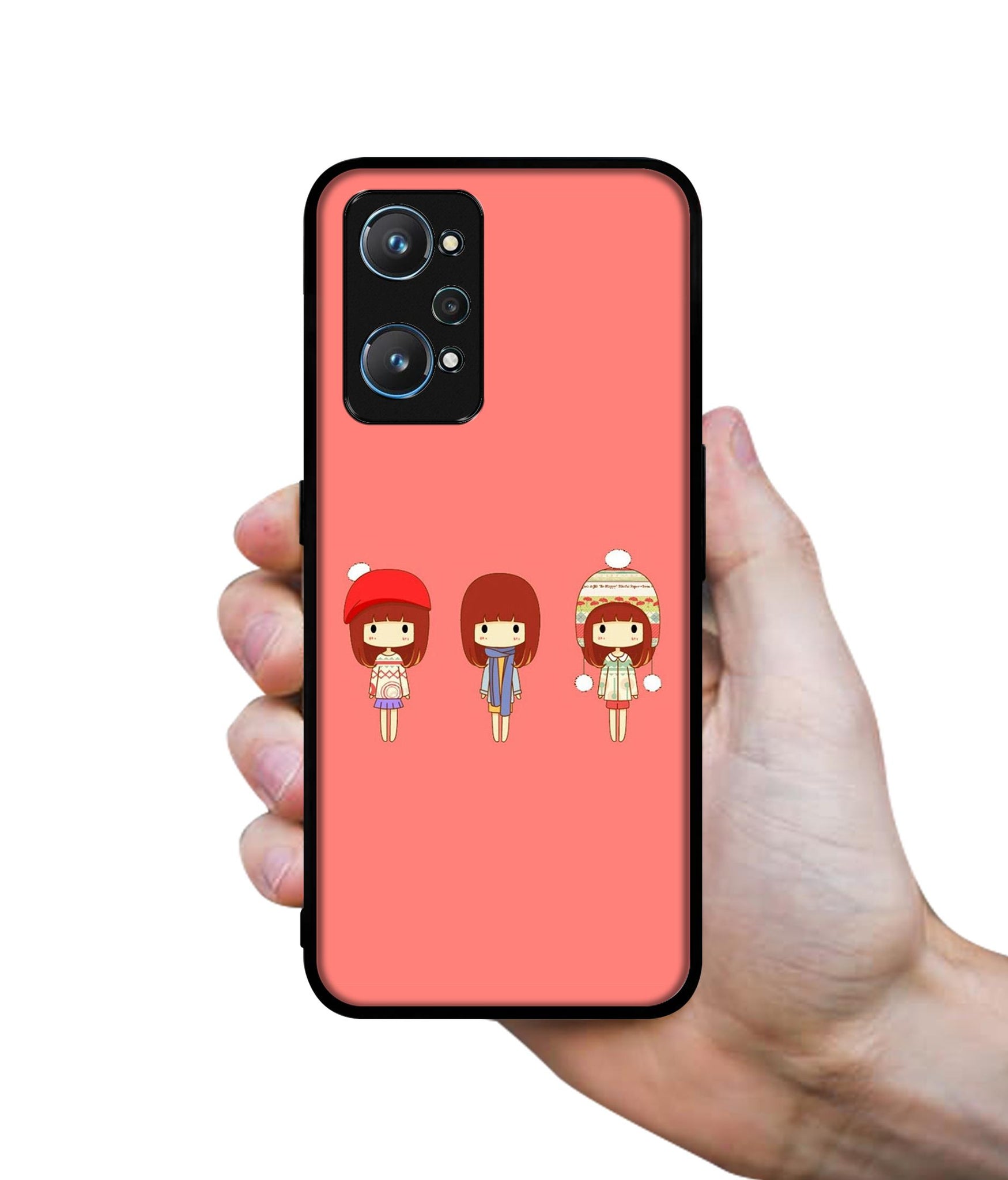 Cute Girls Design Designer 2D Printed Back Case Cover for Realme GT Neo 2 5G / GT 2 5G