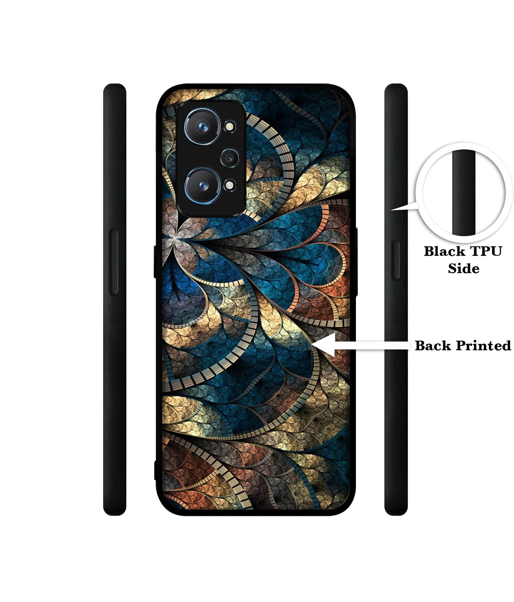 Fractional Pattern Design Designer 2D Printed Back Case Cover for Realme GT Neo 2 5G / GT 2 5G