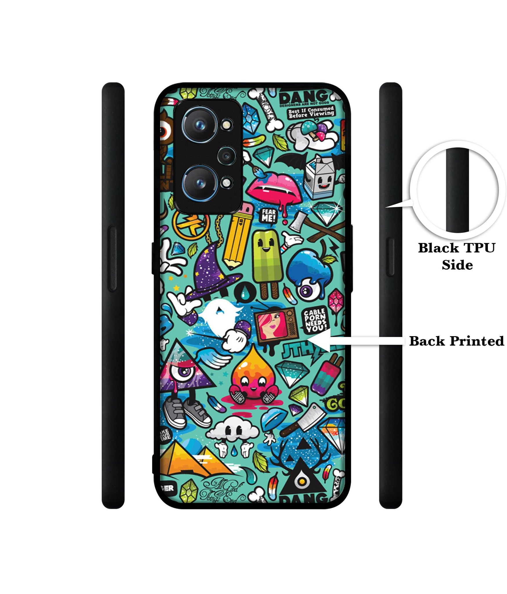 Crazy Design Designer 2D Printed Back Case Cover for Realme GT Neo 2 5G / GT 2 5G