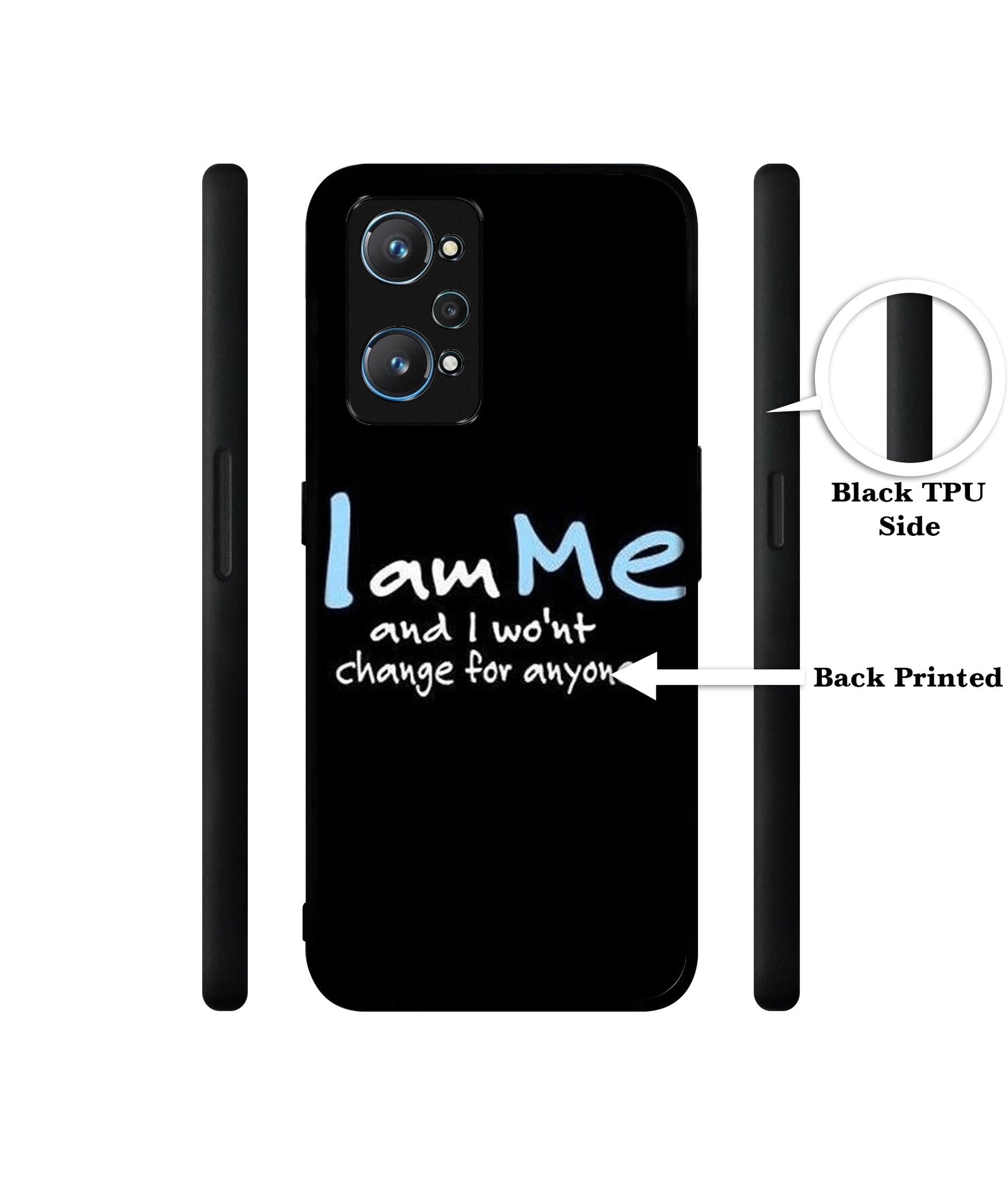 I Am Me Quotes Design Designer 2D Printed Back Case Cover for Realme GT Neo 2 5G / GT 2 5G