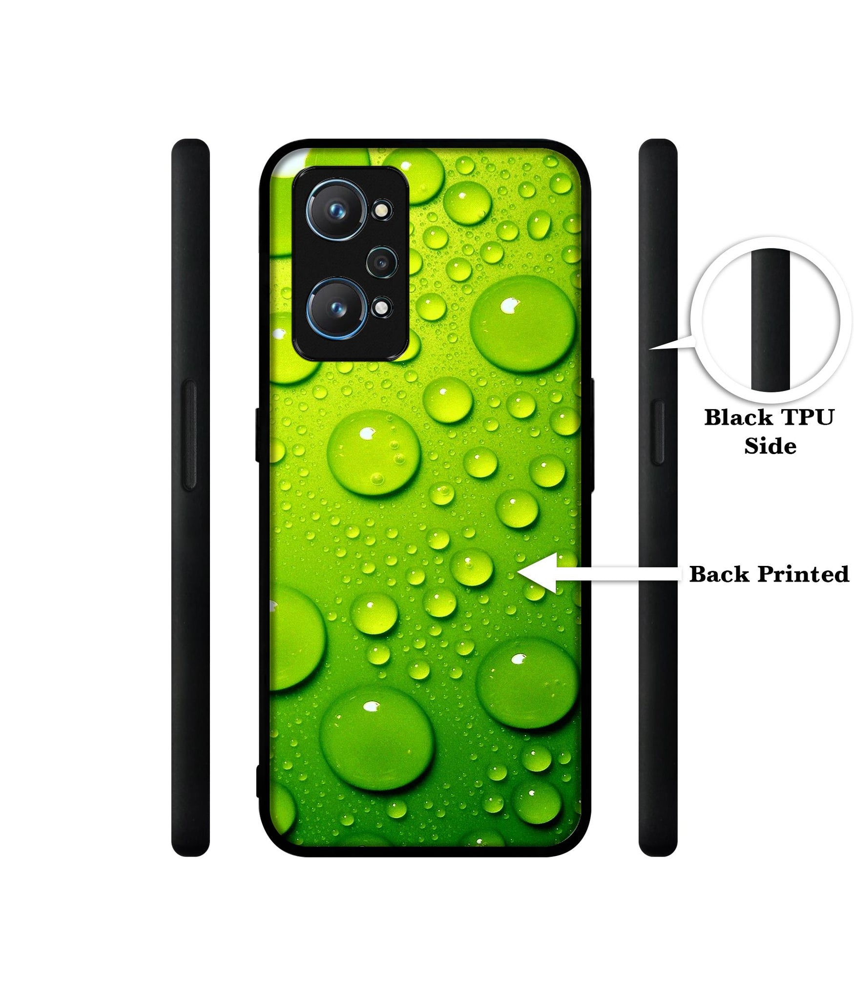 Green Bubbles Design Designer 2D Printed Back Case Cover for Realme GT Neo 2 5G / GT 2 5G