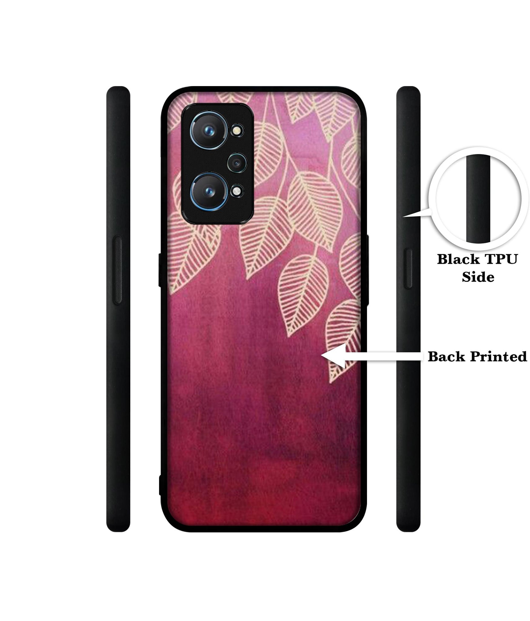 Leaf Pattern Design Designer 2D Printed Back Case Cover for Realme GT Neo 2 5G / GT 2 5G