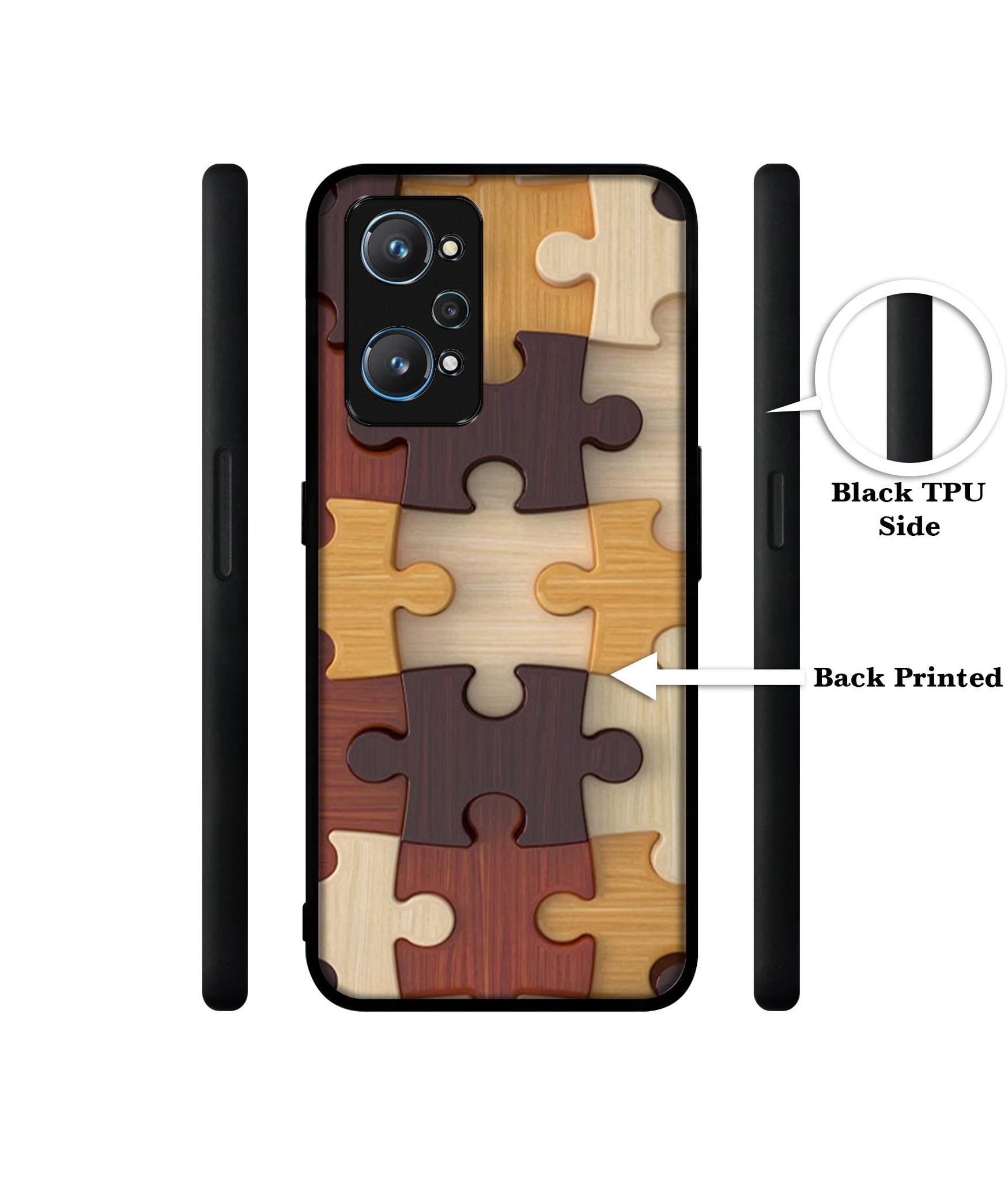 Puzzle Pattern Design Designer 2D Printed Back Case Cover for Realme GT Neo 2 5G / GT 2 5G