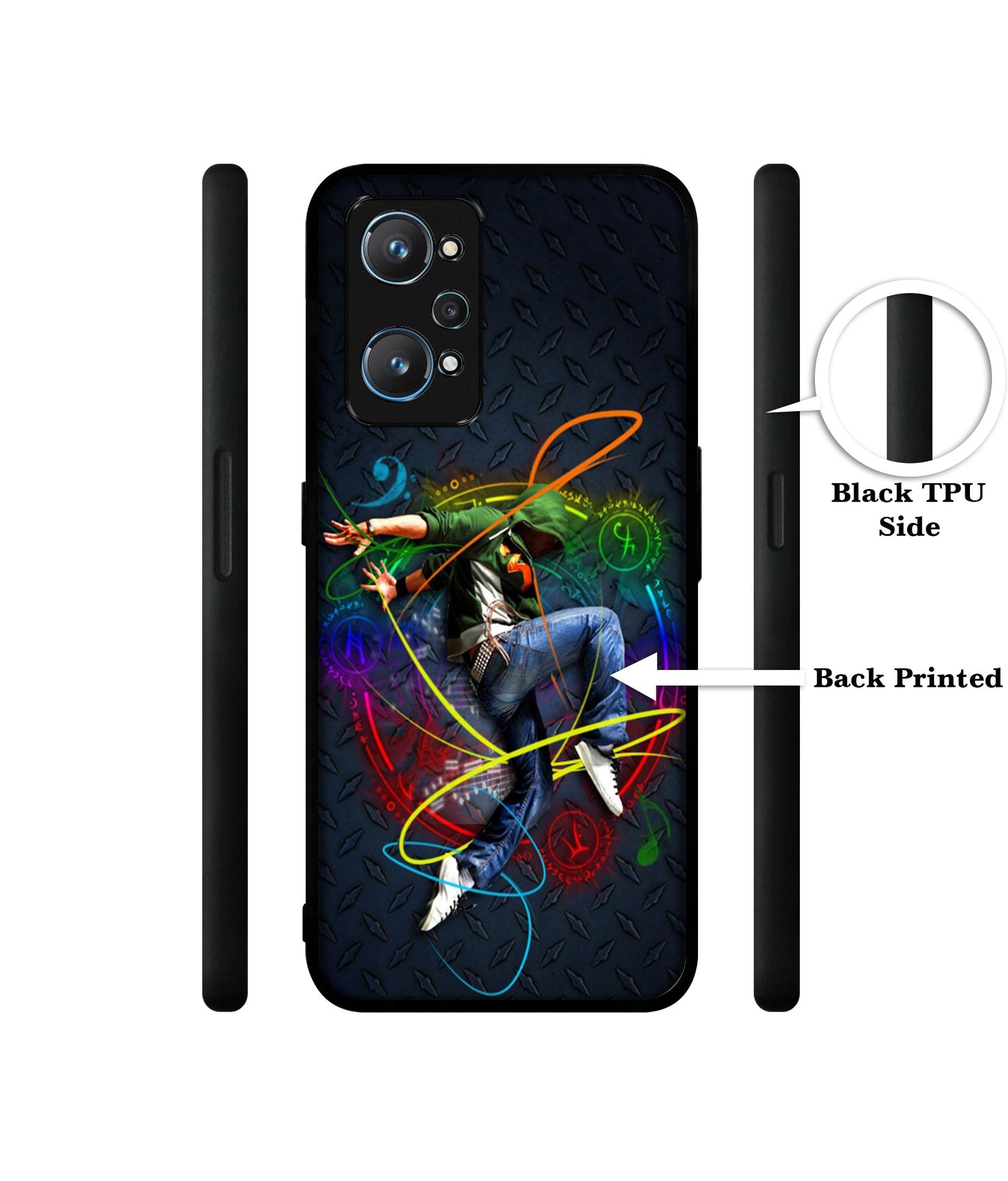Boy With Music Design Designer 2D Printed Back Case Cover for Realme GT Neo 2 5G / GT 2 5G