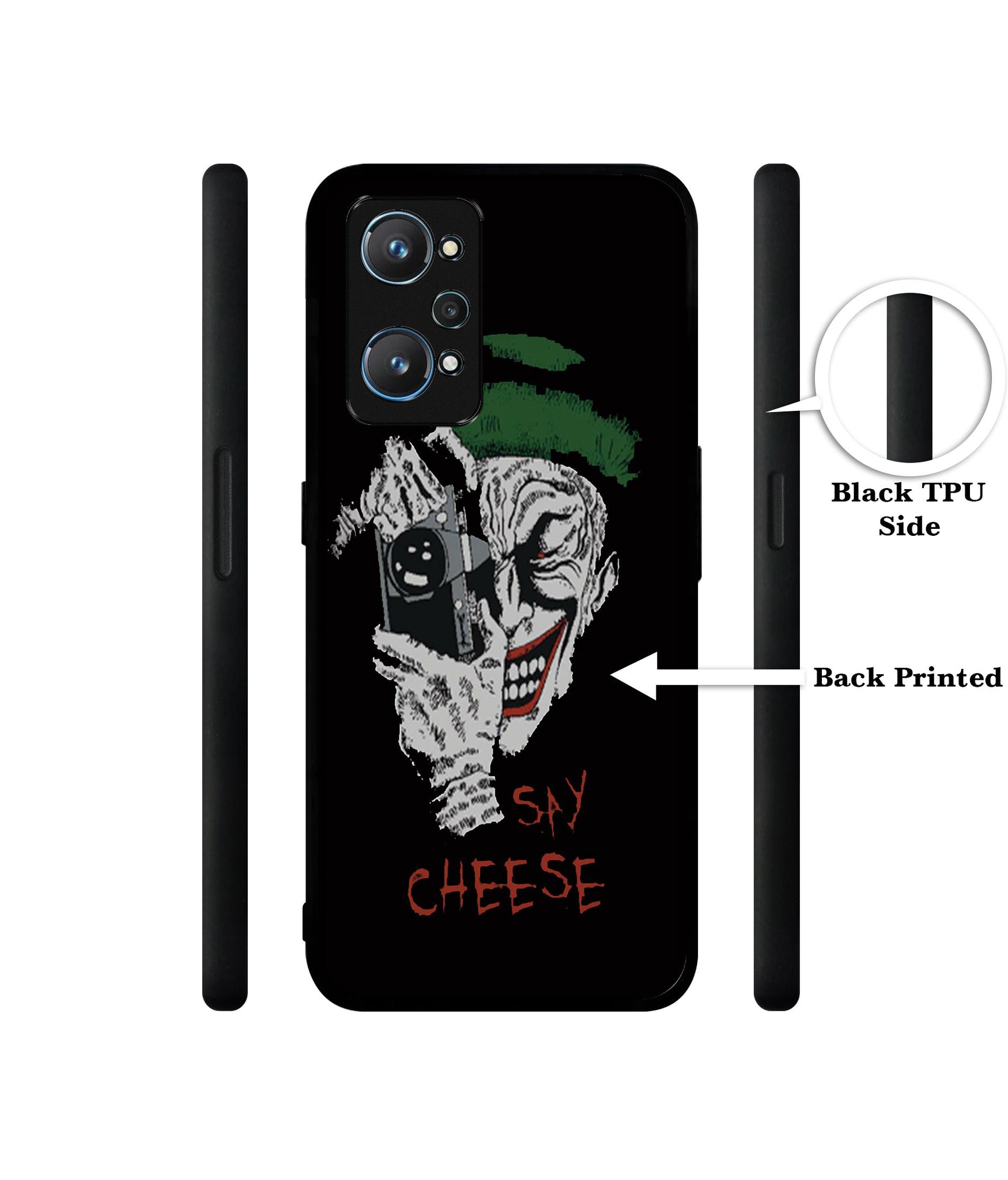 Joker Say Cheese Design Designer 2D Printed Back Case Cover for Realme GT Neo 2 5G / GT 2 5G