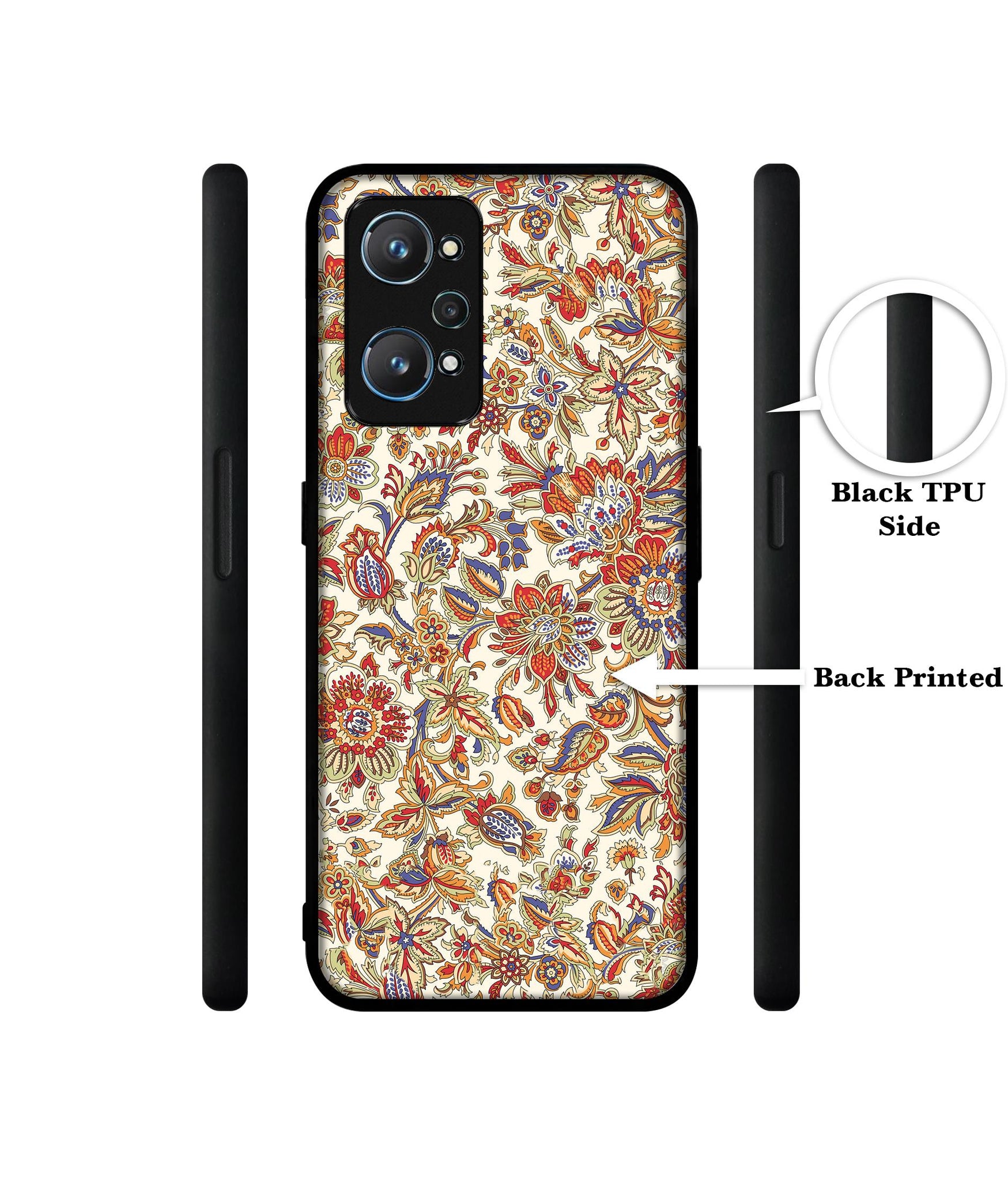 Floral Design Designer 2D Printed Back Case Cover for Realme GT Neo 2 5G / GT 2 5G
