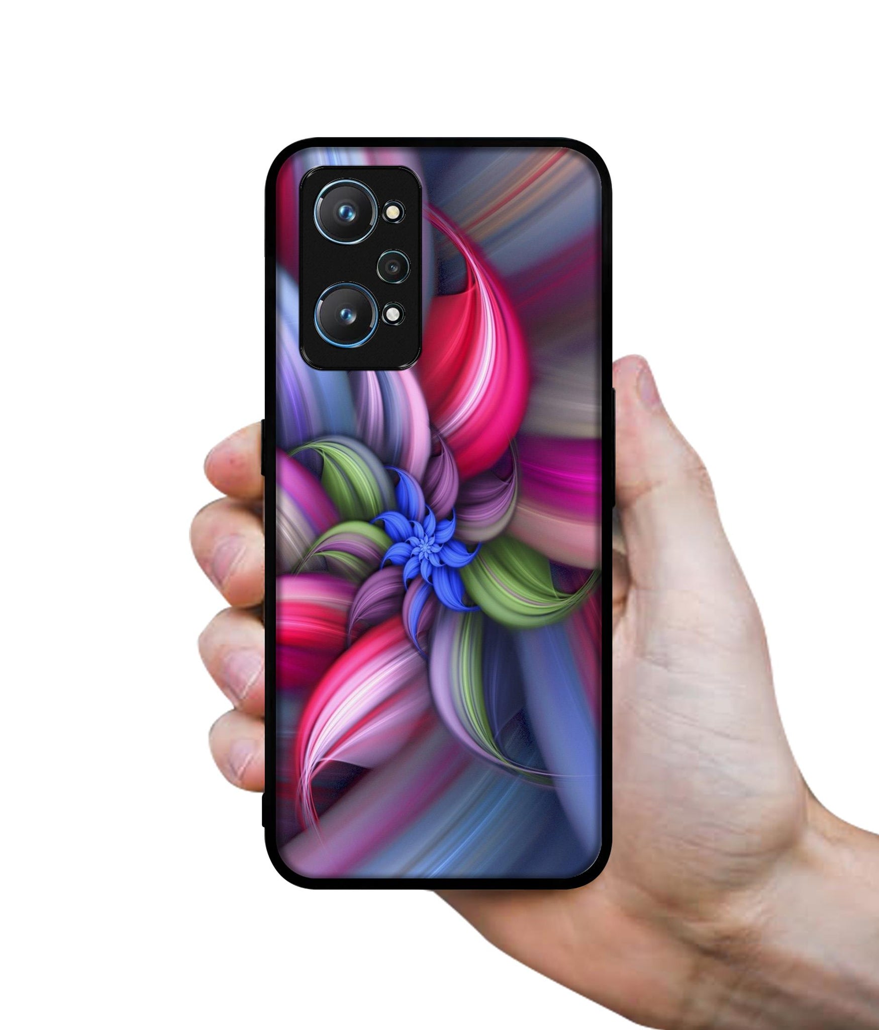 Colorful Flower Design Designer 2D Printed Back Case Cover for Realme GT Neo 2 5G / GT 2 5G