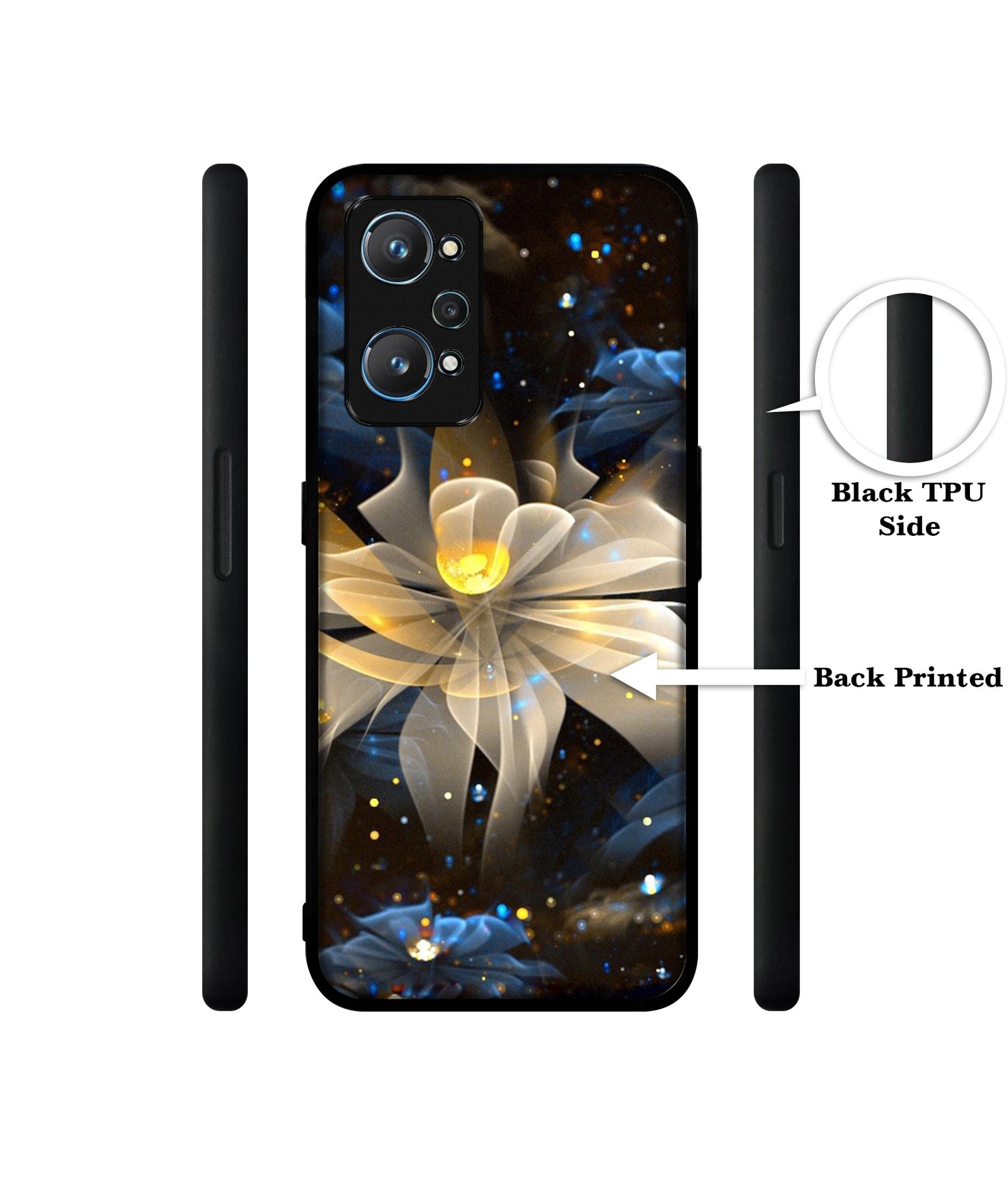 Art Flower Design Designer 2D Printed Back Case Cover for Realme GT Neo 2 5G / GT 2 5G
