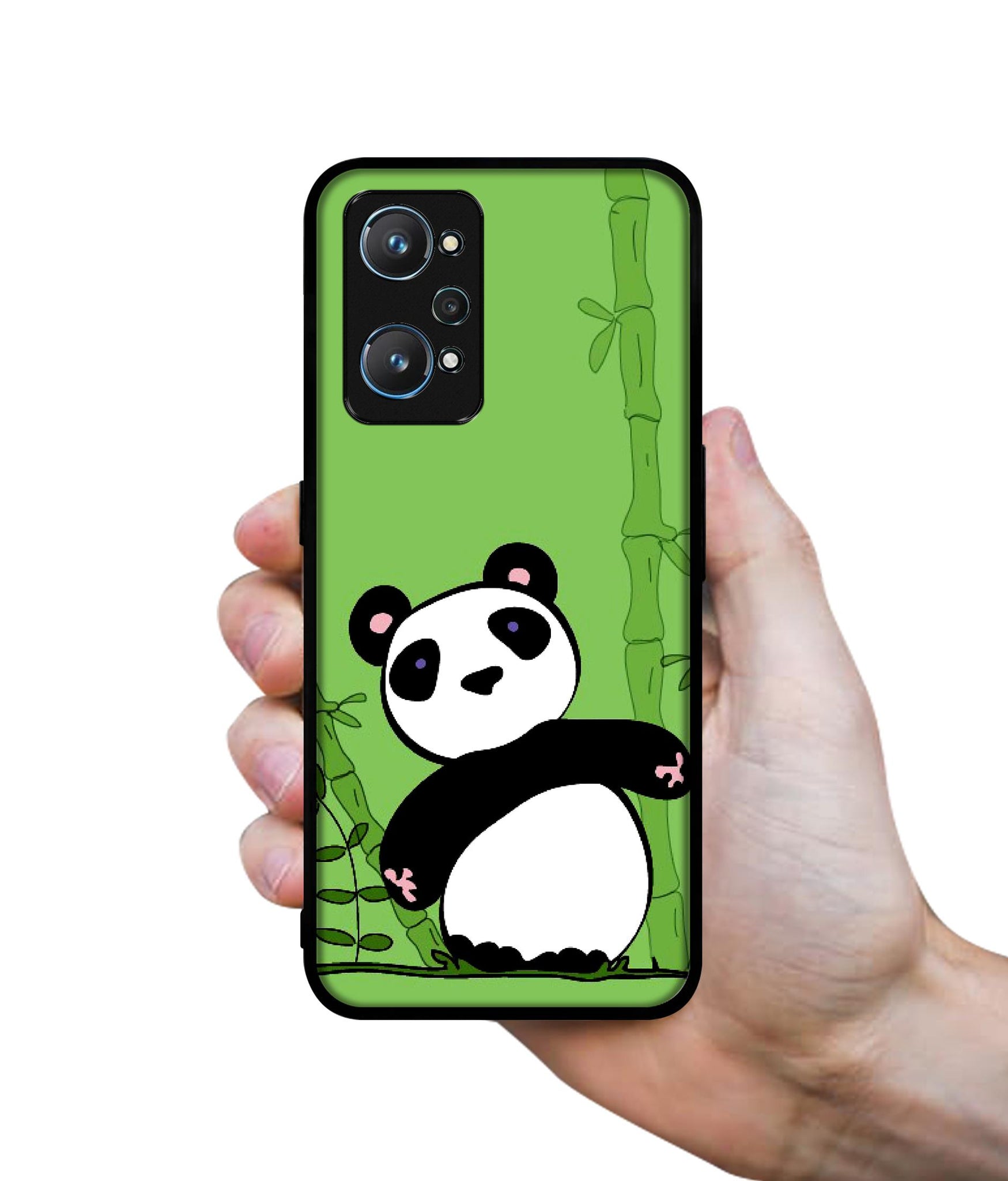 Panda with Bamboo Design Designer 2D Printed Back Case Cover for Realme GT Neo 2 5G / GT 2 5G