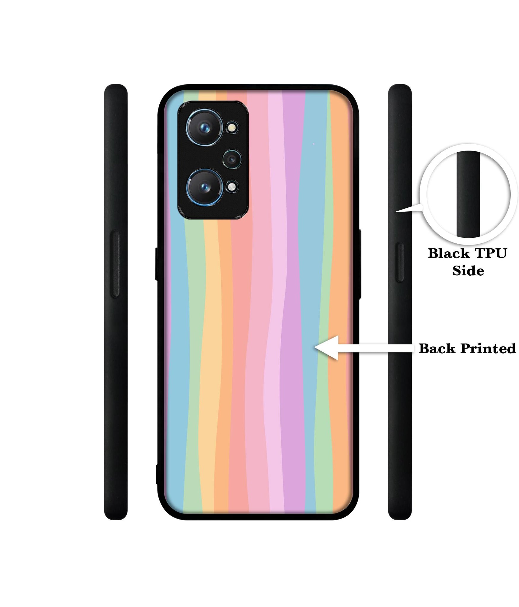 Cool Rainbow Design Designer 2D Printed Back Case Cover for Realme GT Neo 2 5G / GT 2 5G