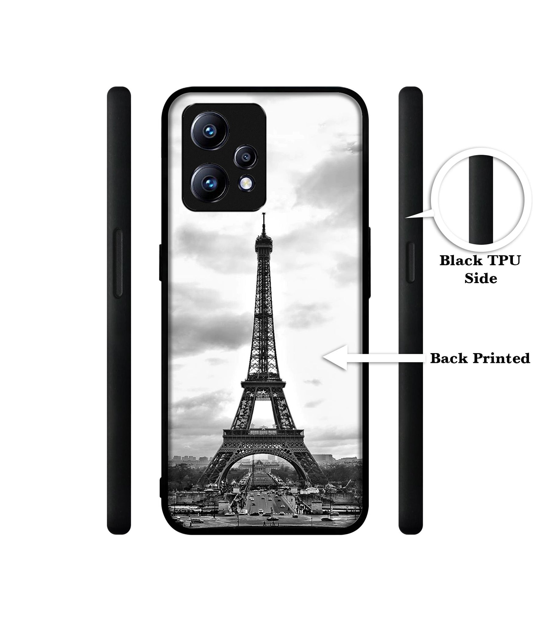 Eiffel Tower Design Designer 2D Printed Back Case Cover for Realme Narzo 50 Pro 5G