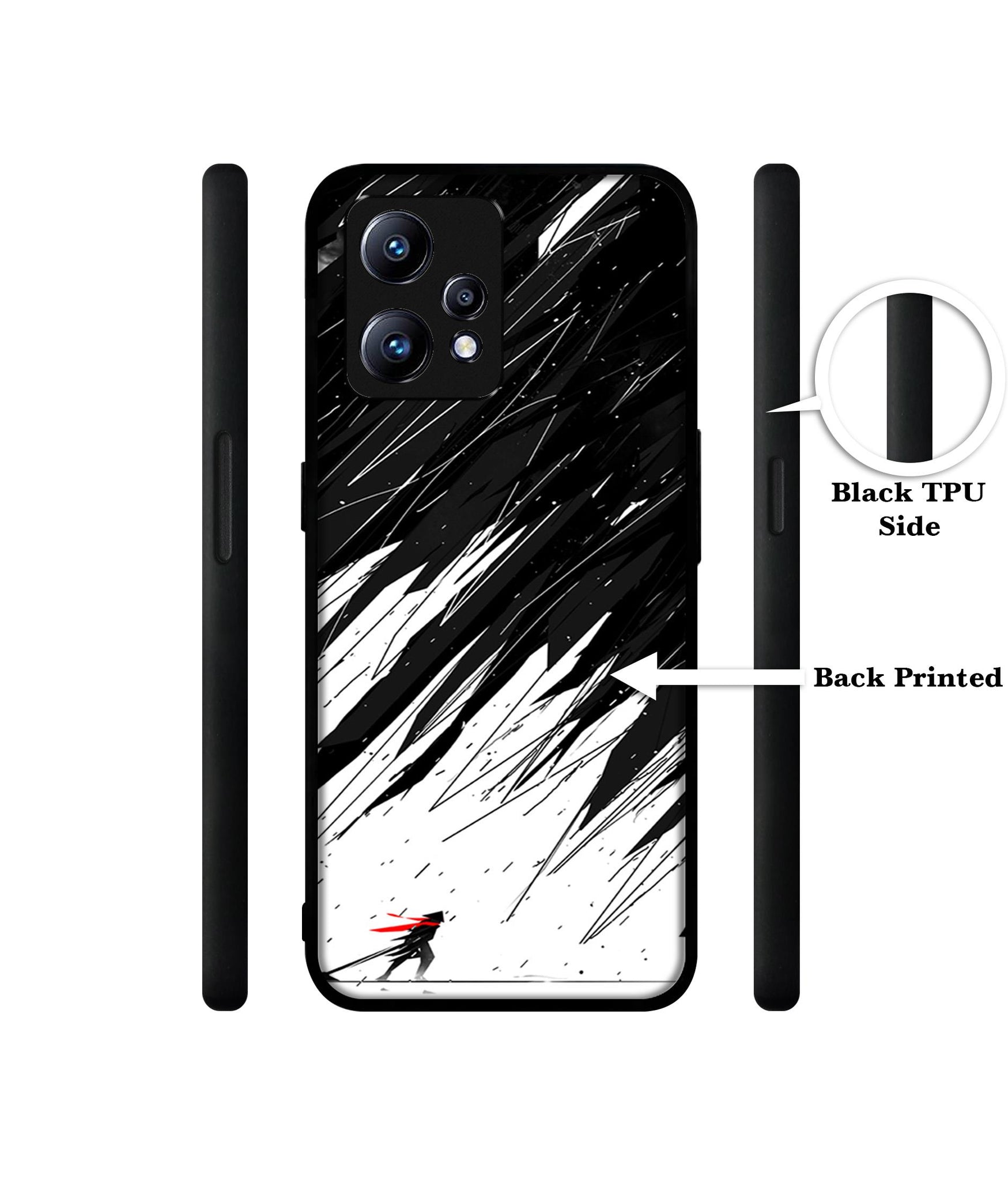 Geometric Strom Design Designer 2D Printed Back Case Cover for Realme Narzo 50 Pro 5G