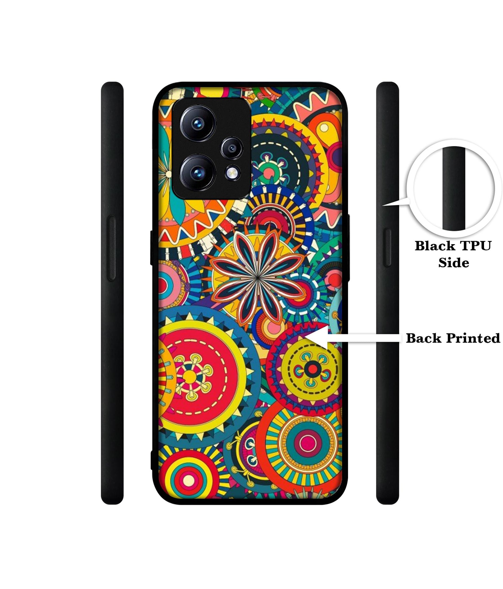 Ring Pattern Print Design Designer 2D Printed Back Case Cover for Realme Narzo 50 Pro 5G