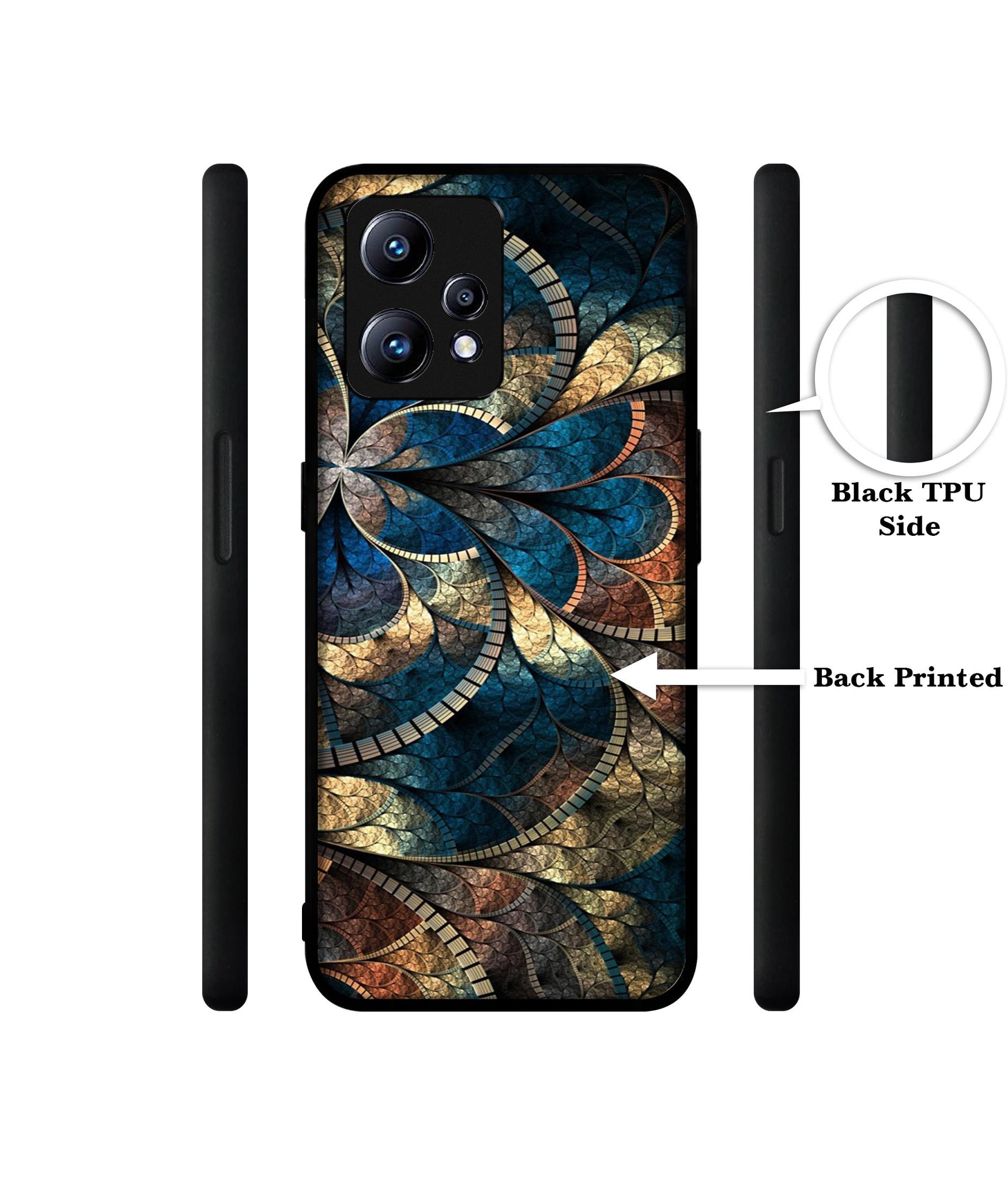 Fractional Pattern Design Designer 2D Printed Back Case Cover for Realme Narzo 50 Pro 5G