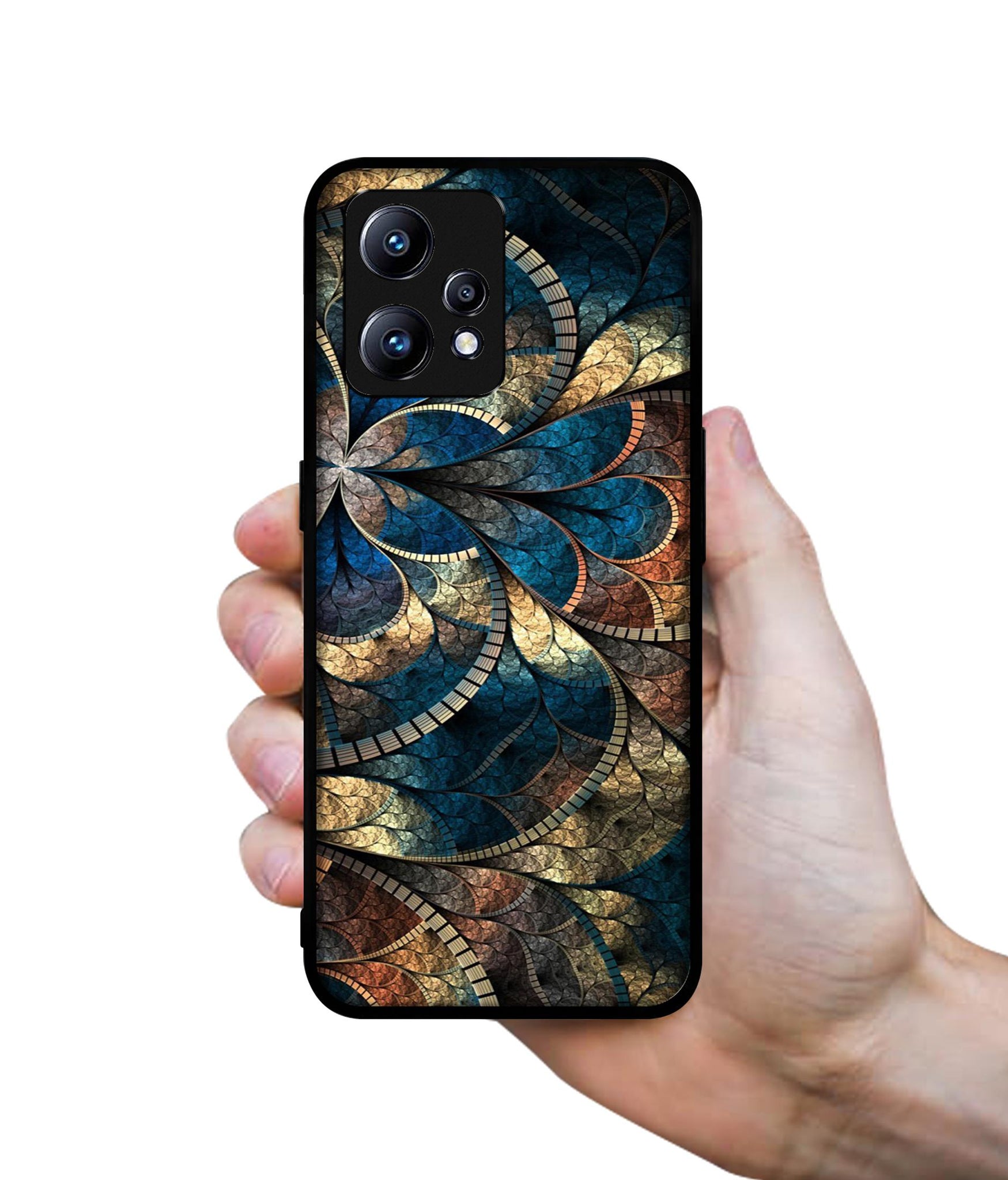Fractional Pattern Design Designer 2D Printed Back Case Cover for Realme Narzo 50 Pro 5G