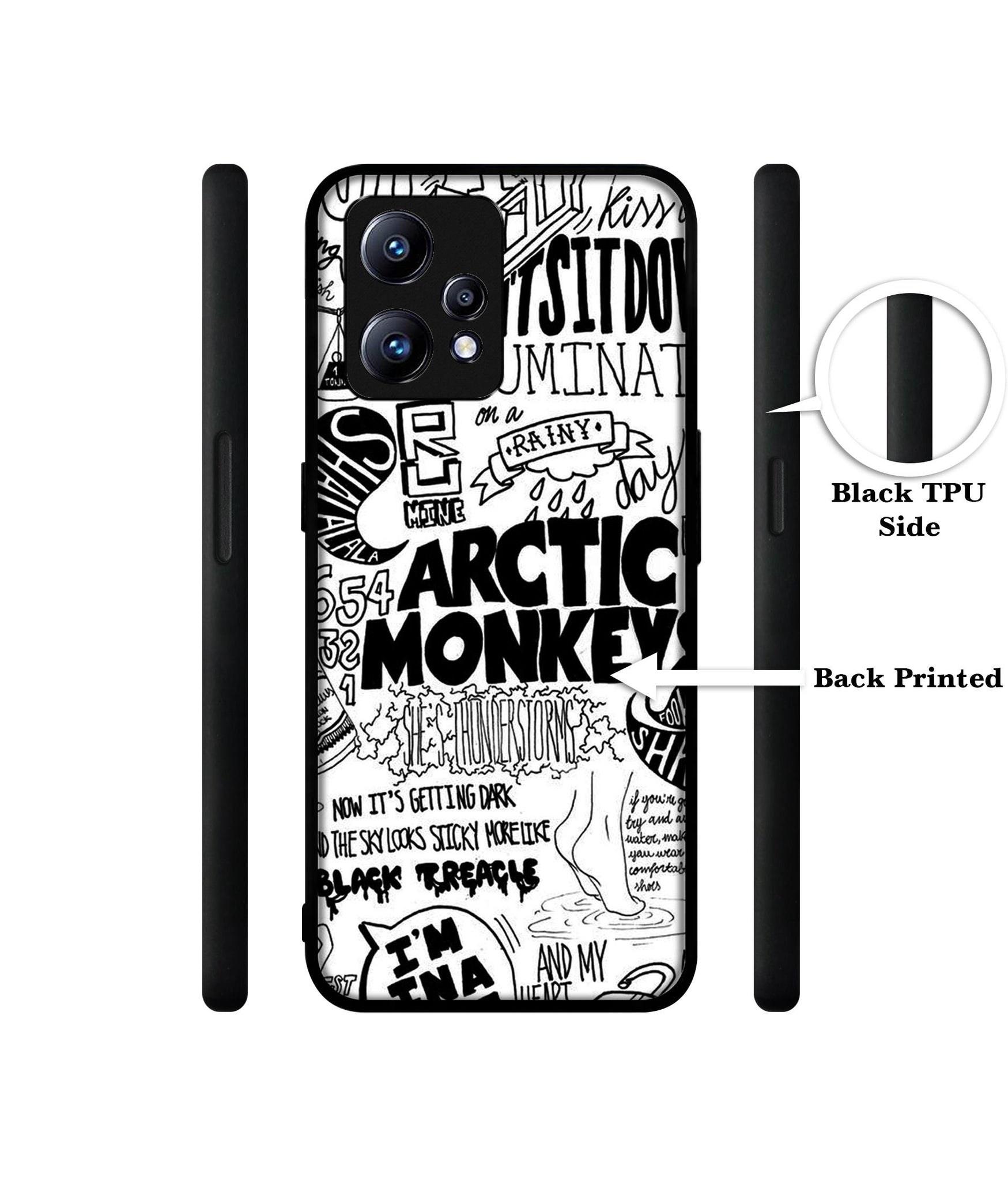 Arctic Monkeys Pattern Design Designer 2D Printed Back Case Cover for Realme Narzo 50 Pro 5G