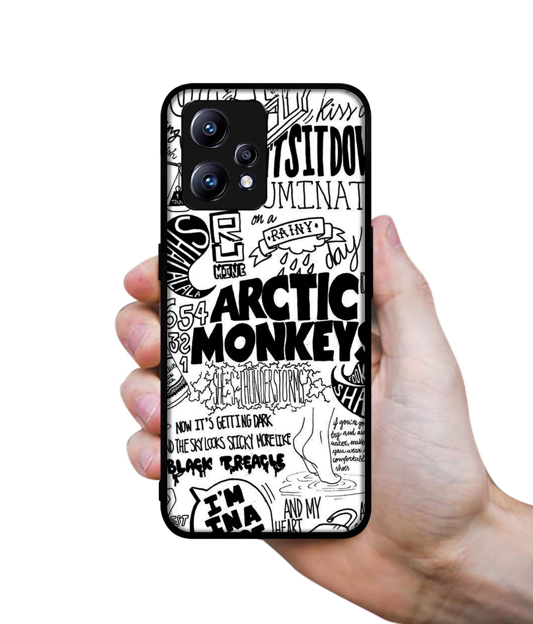 Arctic Monkeys Pattern Design Designer 2D Printed Back Case Cover for Realme Narzo 50 Pro 5G