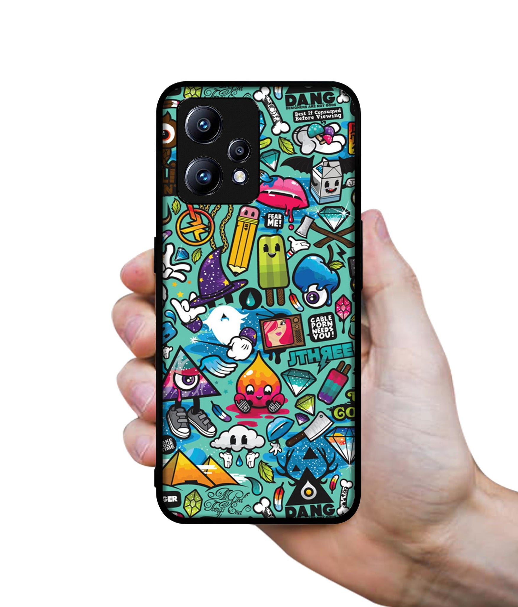 Crazy Design Designer 2D Printed Back Case Cover for Realme Narzo 50 Pro 5G